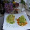 Dagschotel: videe met broccolipuree op een bedje van groenten