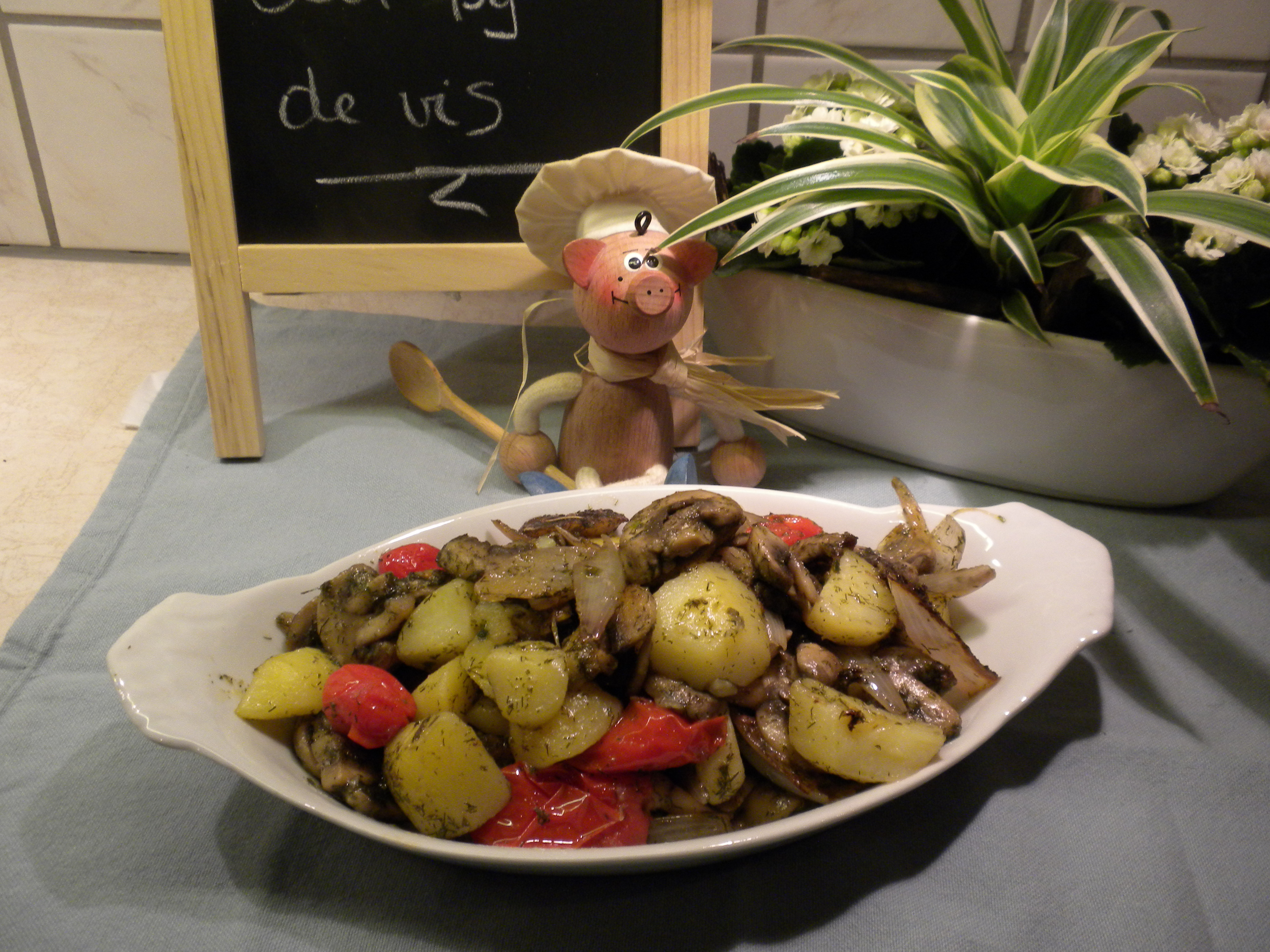 Aardappelen voor bij de vis