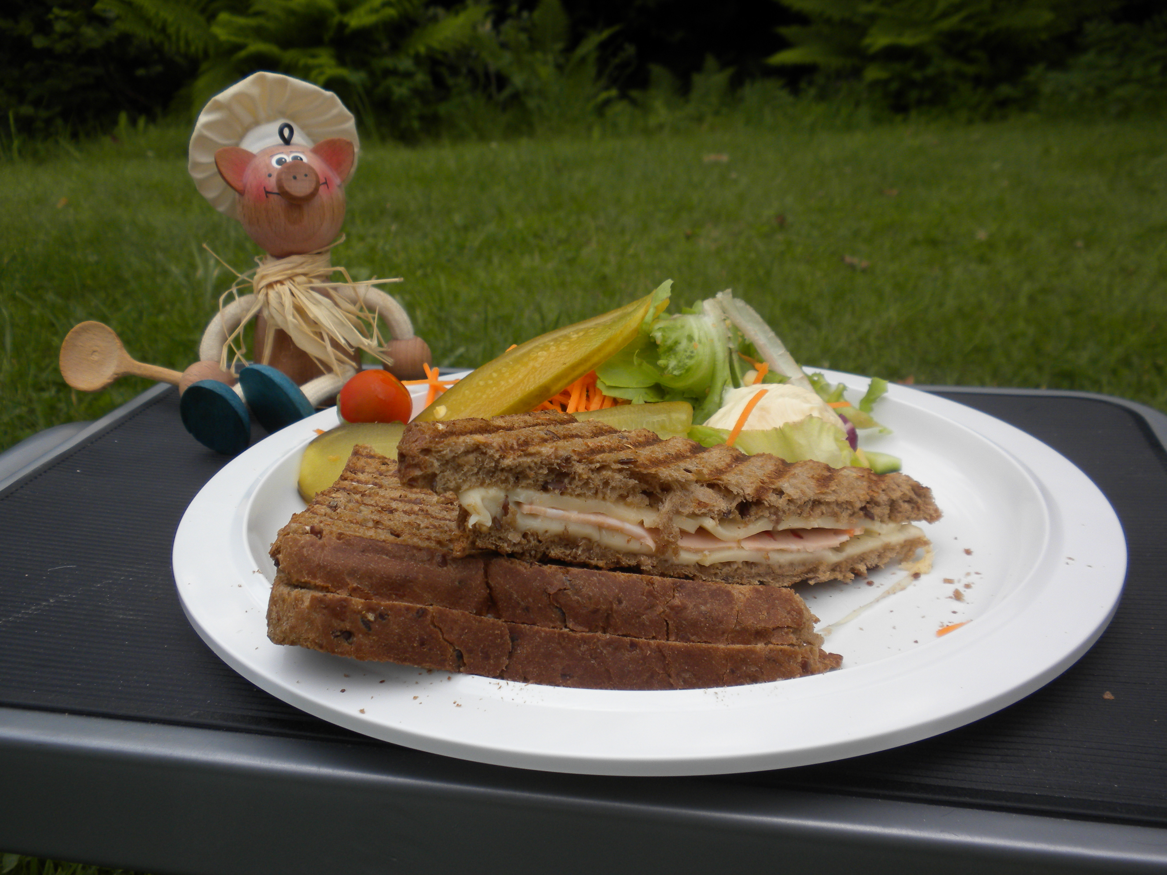 Vakantie : geroosterde boterhammetjes