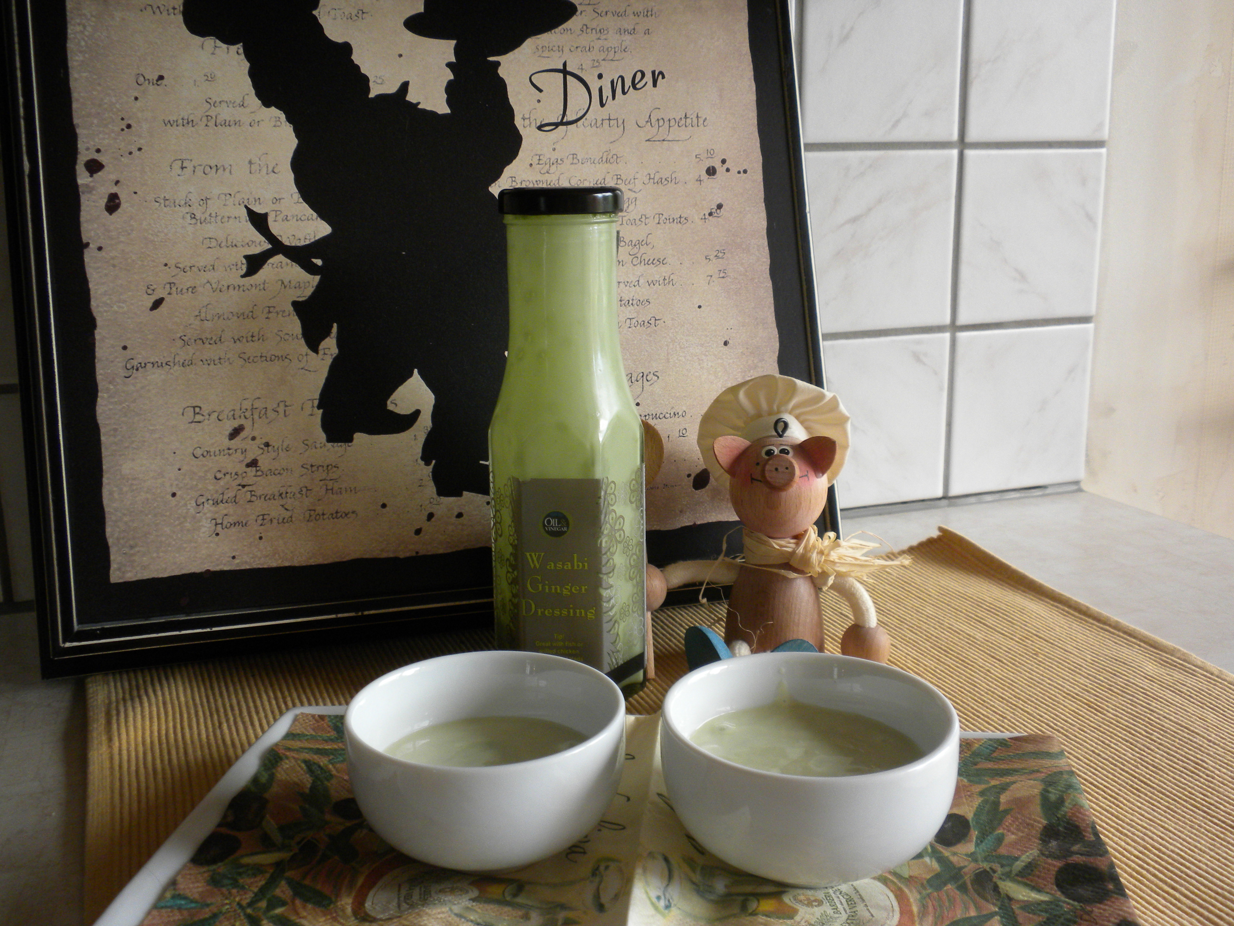 Saus : wasabi ginger dressing met mayonaise
