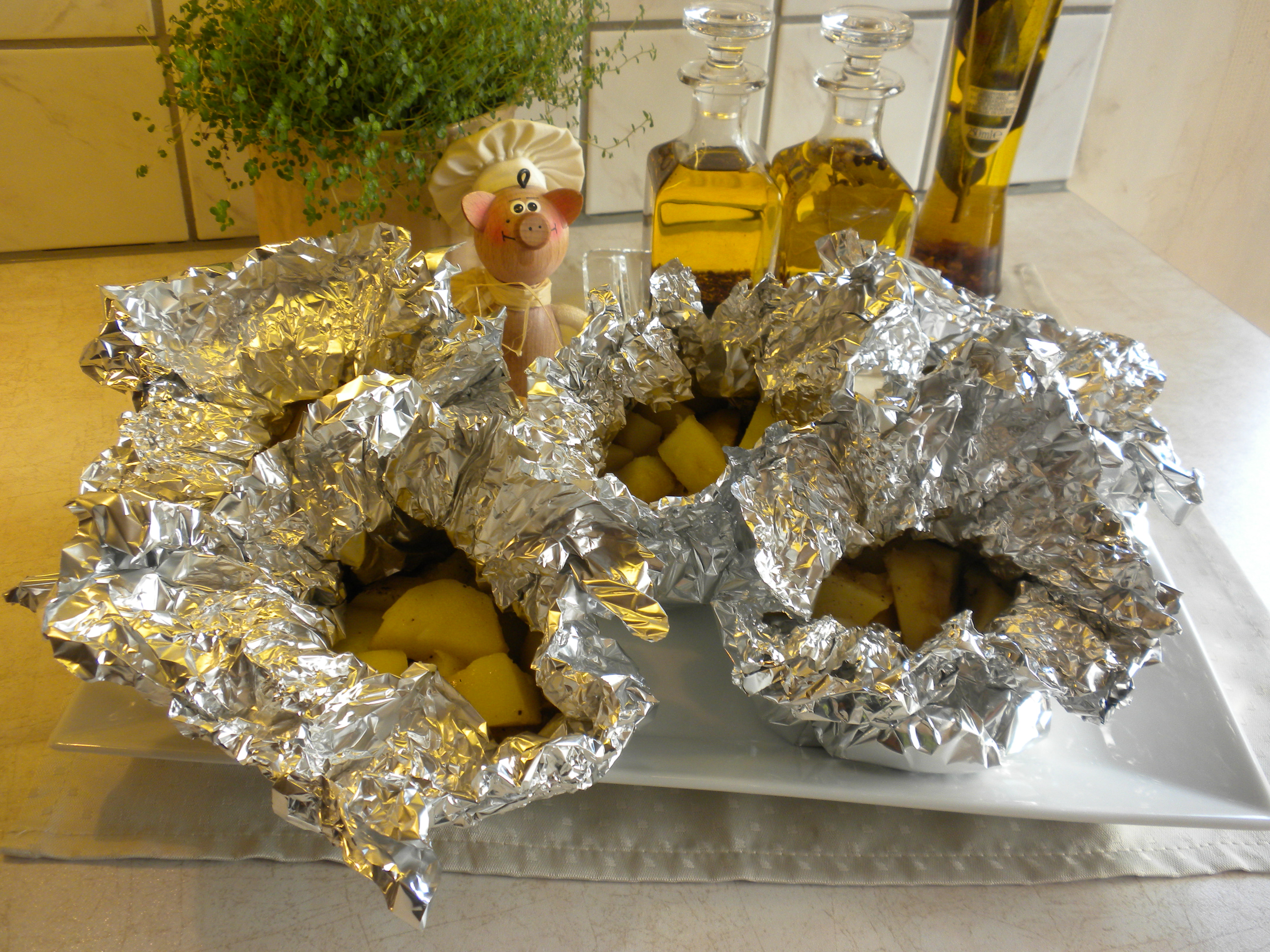 Aardappelpapillot met witloof