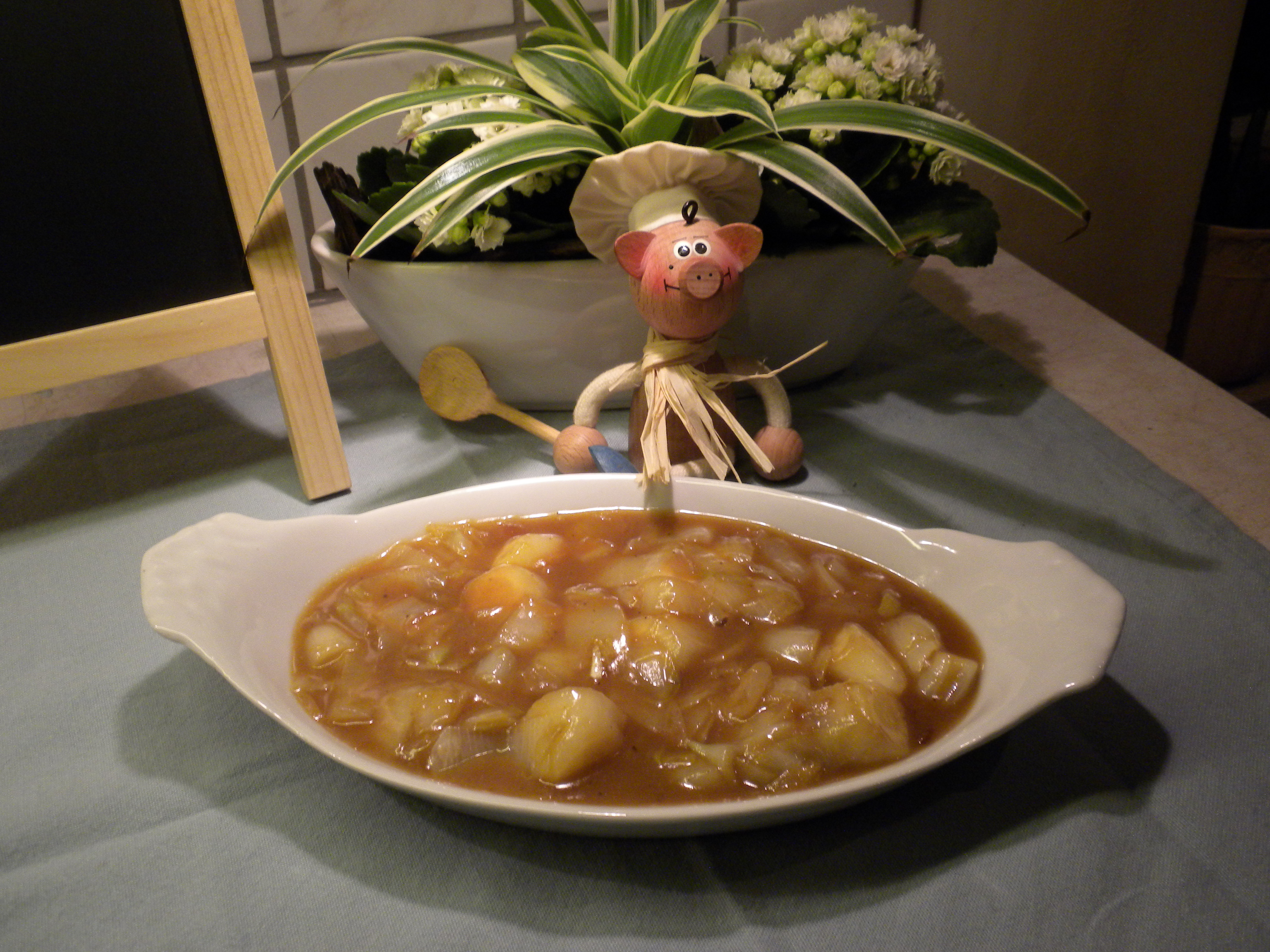 Witloof met peperkoek en witte wijn ...