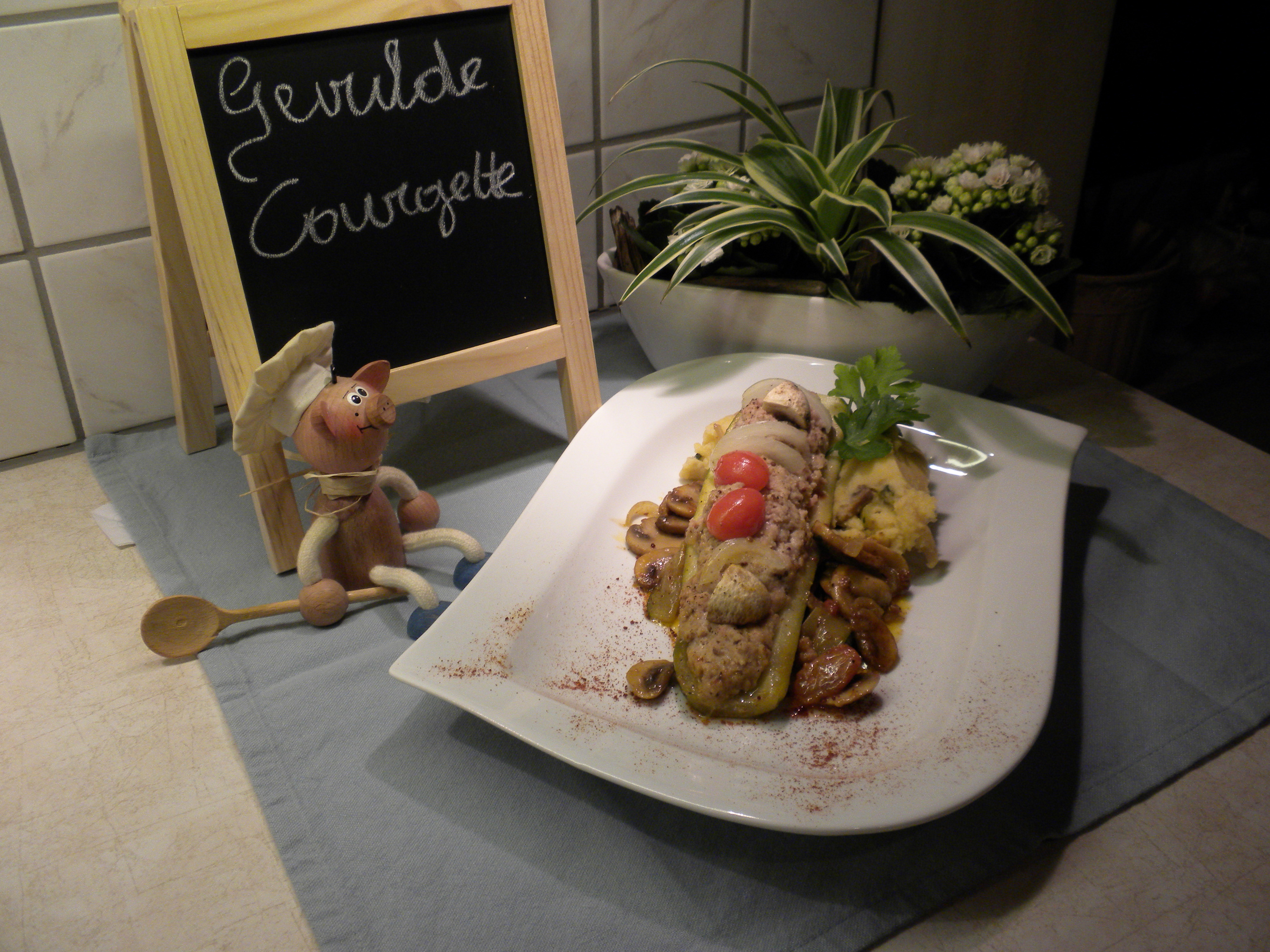 Gevulde courgette