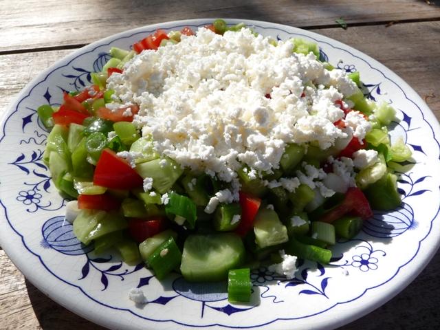 Bulgaarse Shopska salade