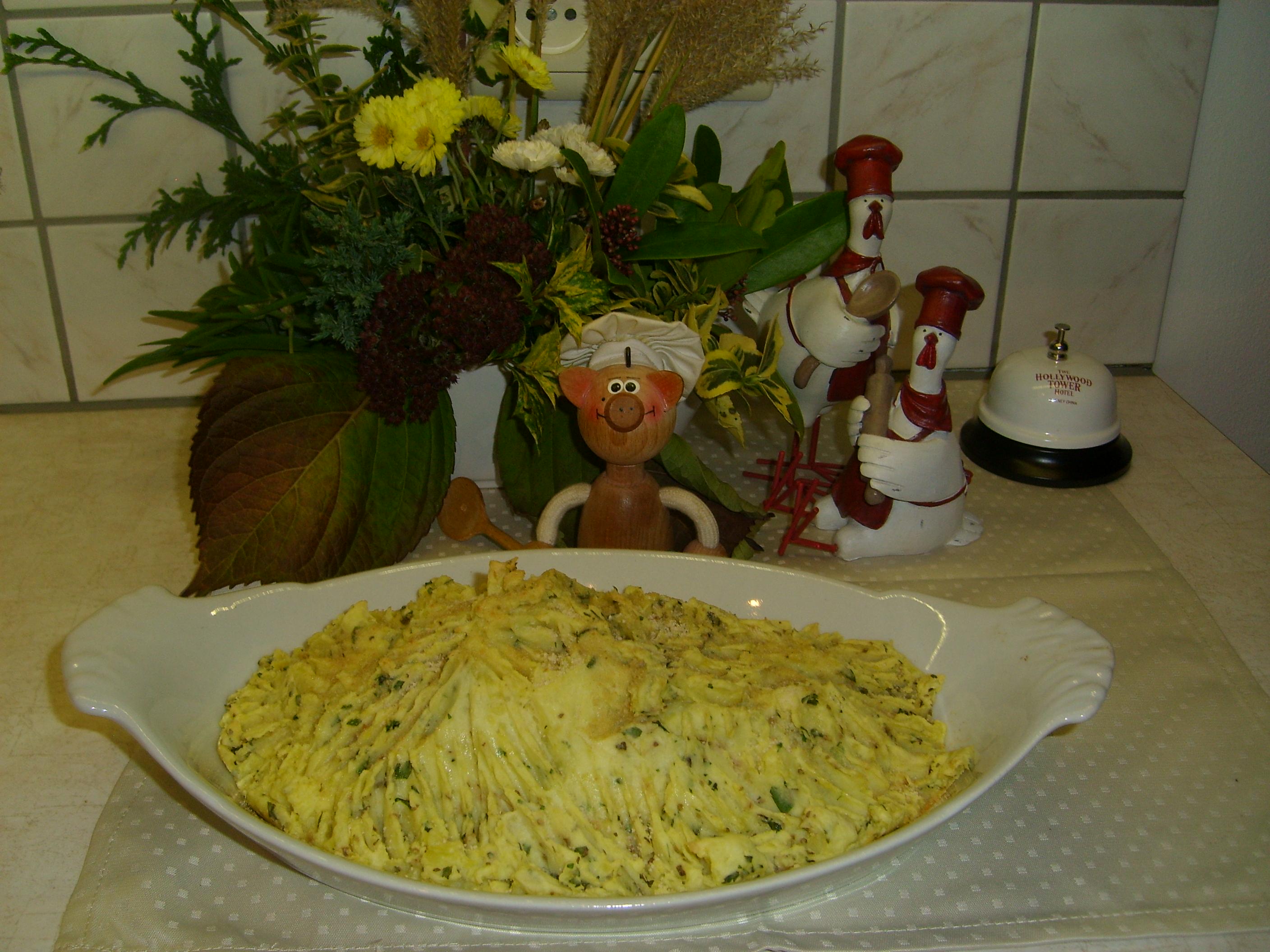 Aardappelpuree met witte kool