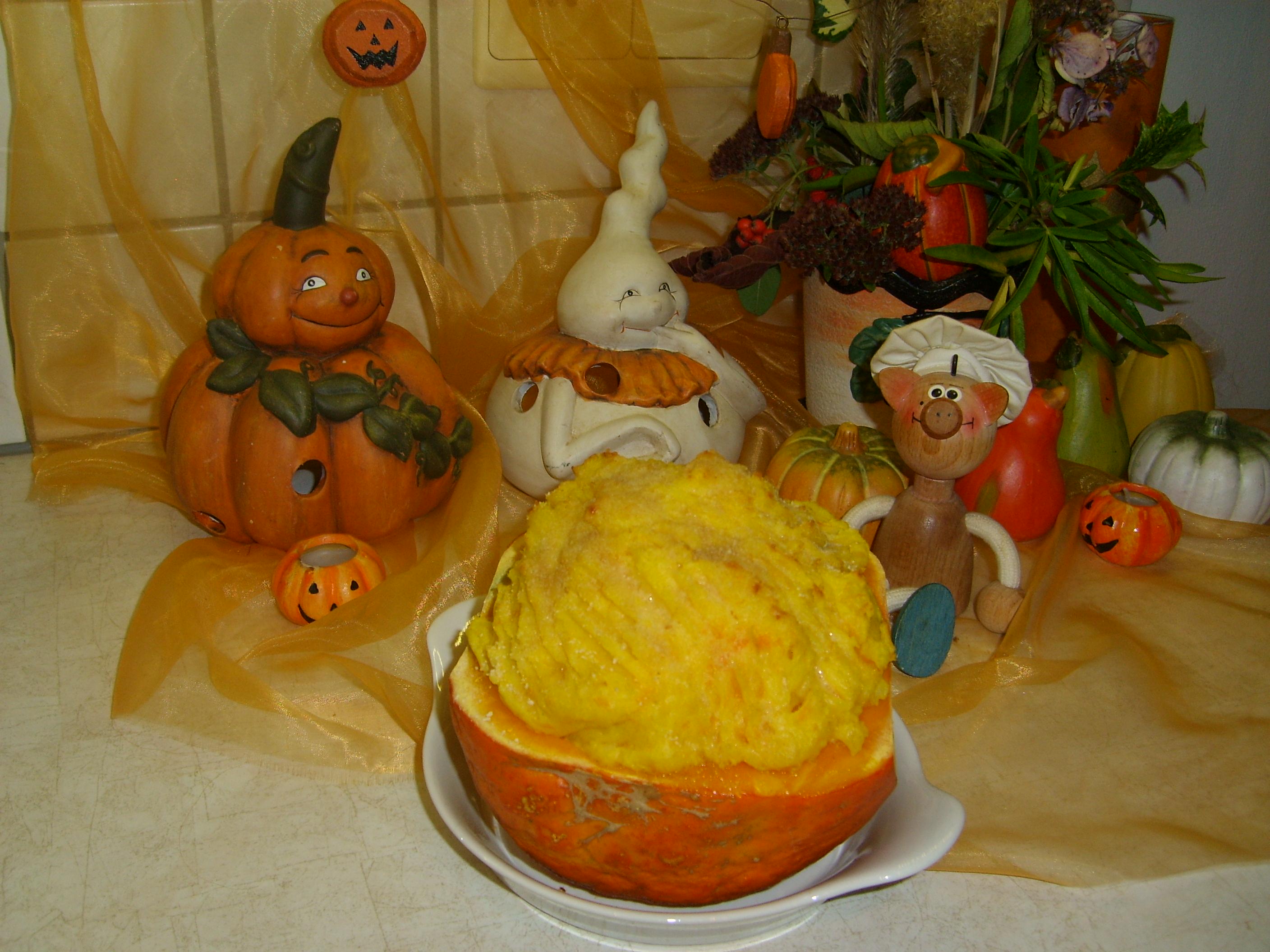 Aardappelpompoenpuree