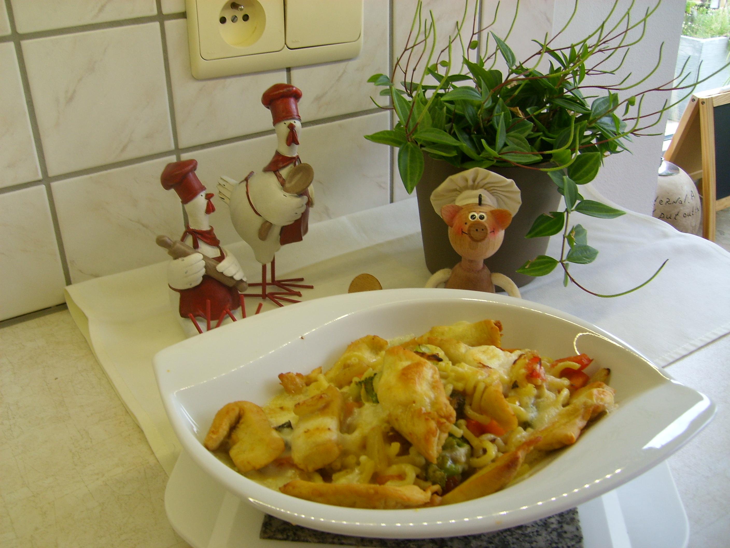 Dagschotel: pasta met kip en groenten