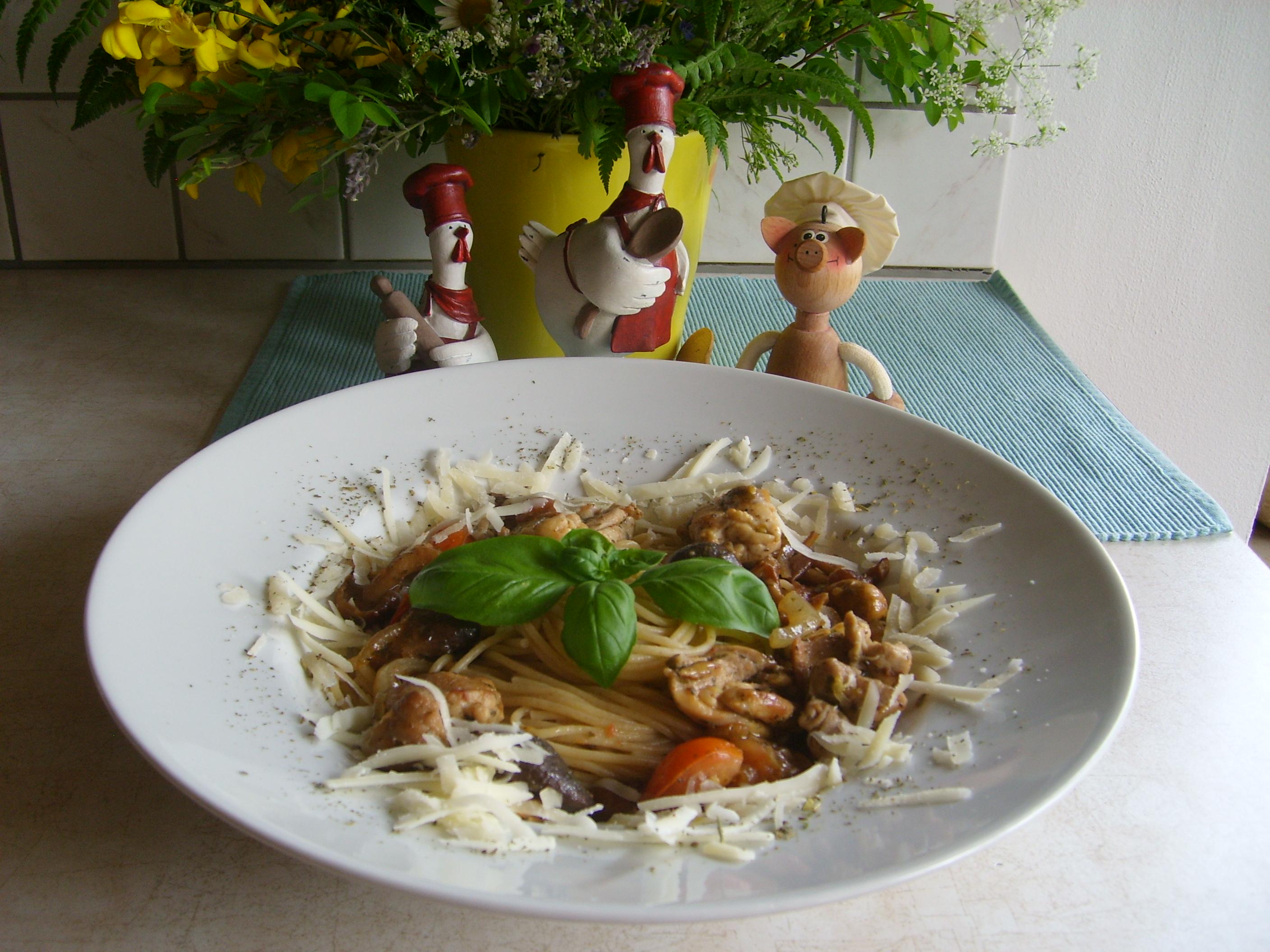 Volkorenpasta op zijn Provencaals
