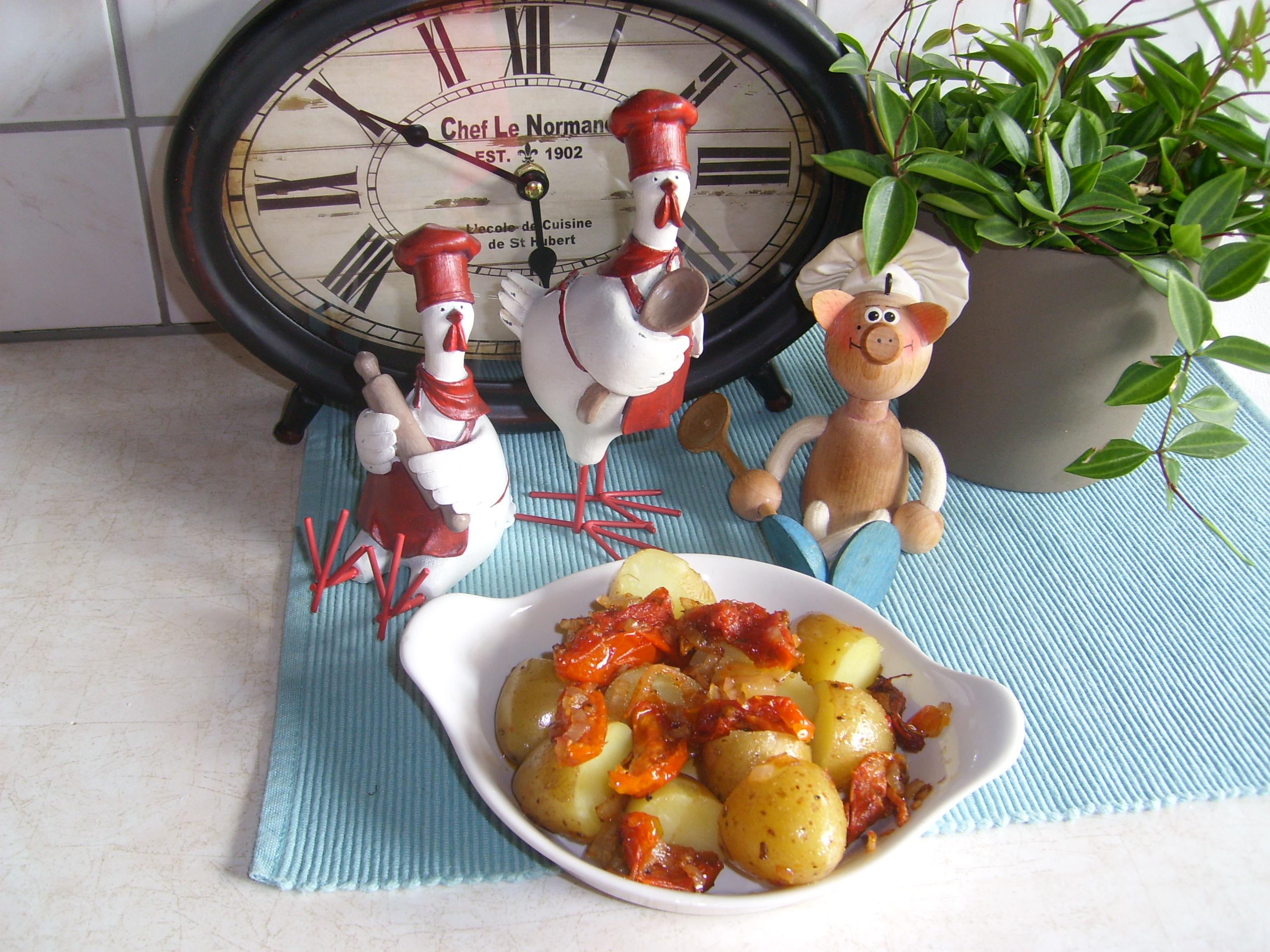 Aardappelen: Gernailles met sjalotjes in het rood