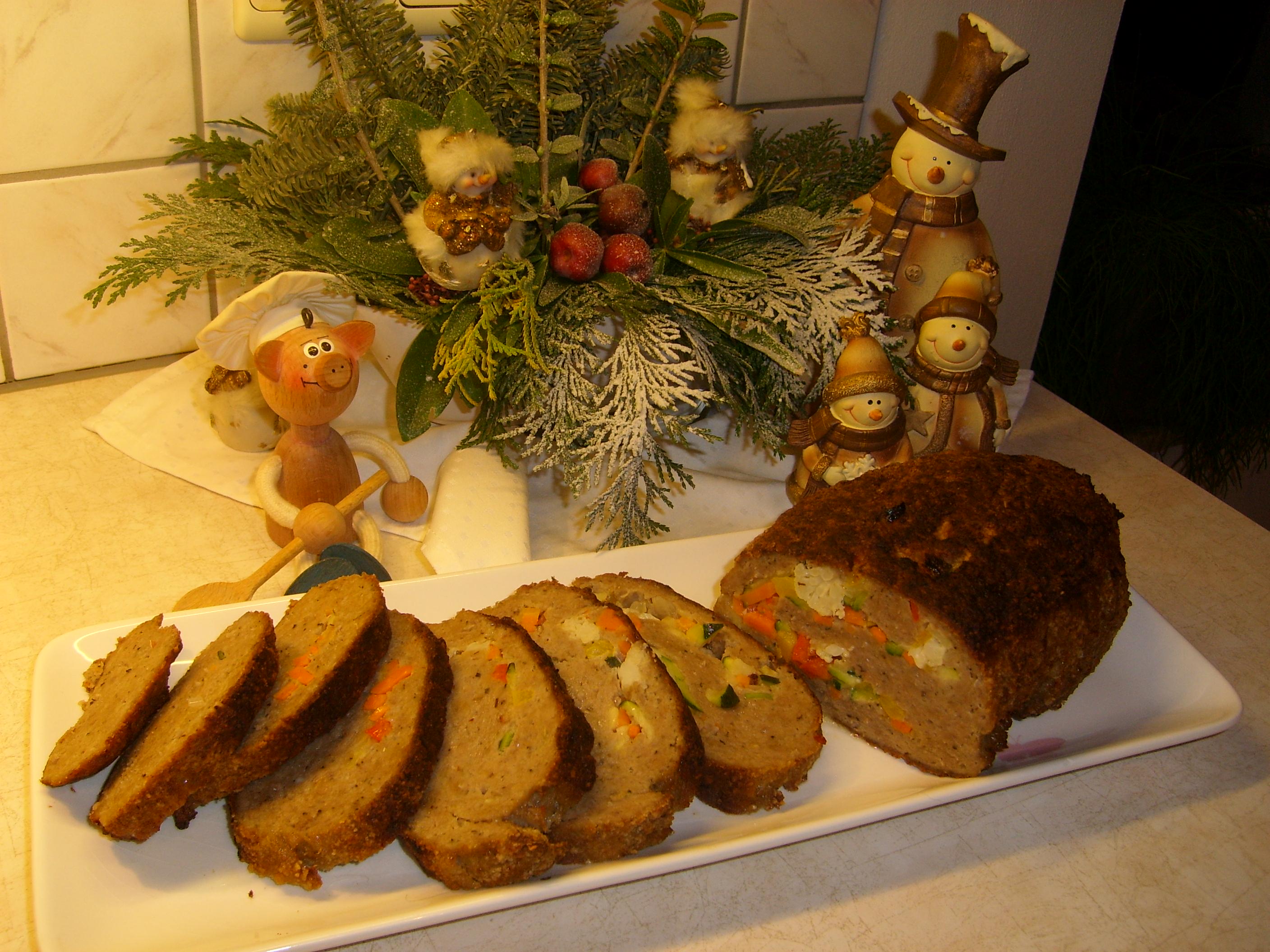 Gehaktbroodje met verborgen groenten