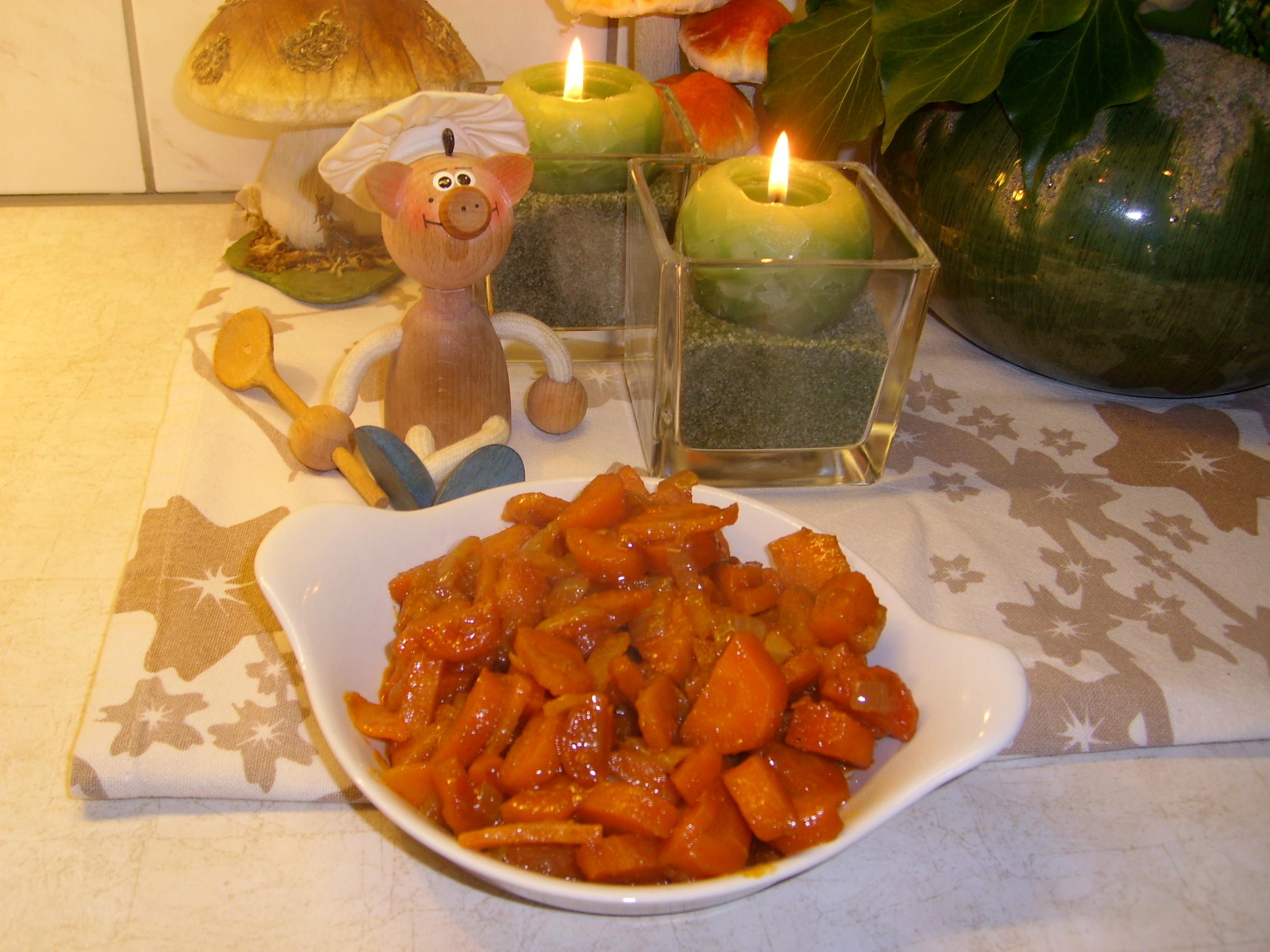 Wortelen zoet gestoofd