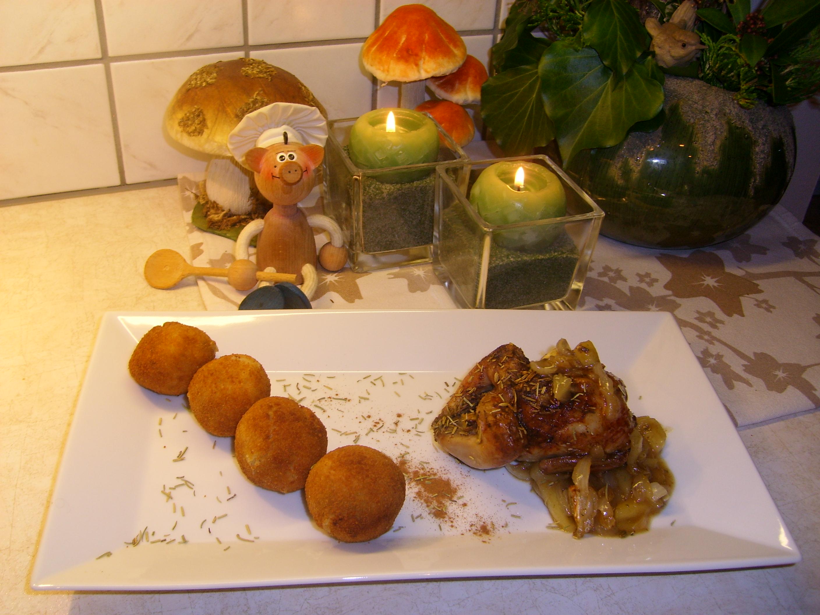 Gevulde kwartel apart