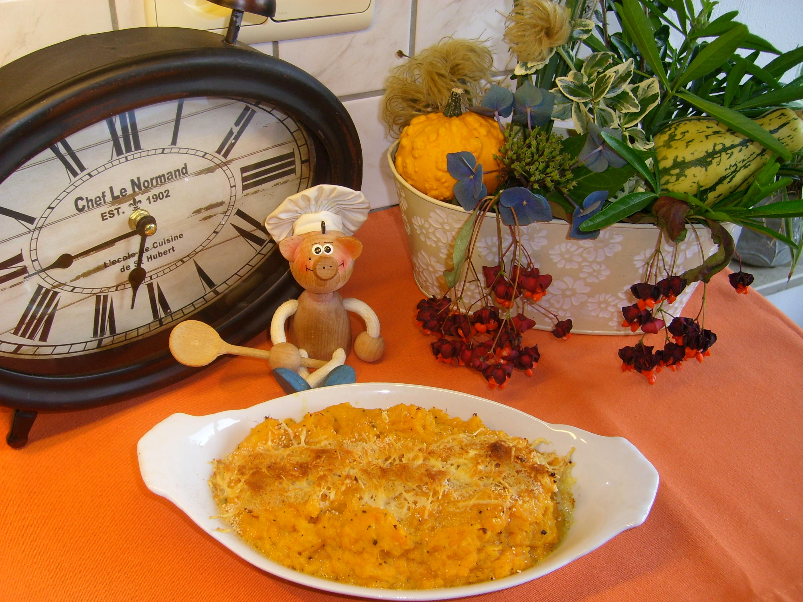 Aardappel zoet gegratineerd