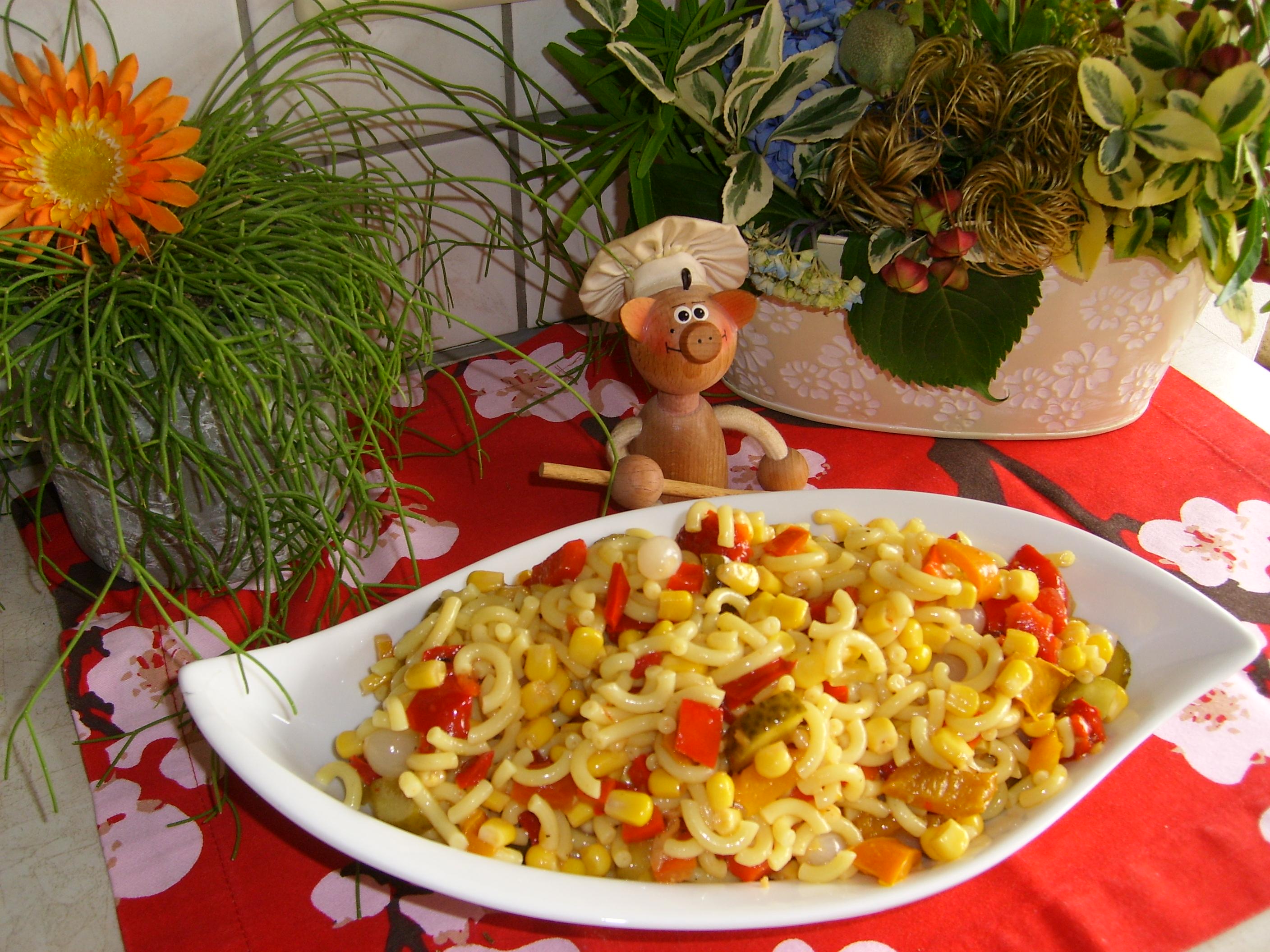 Pasta met frisse kleuren