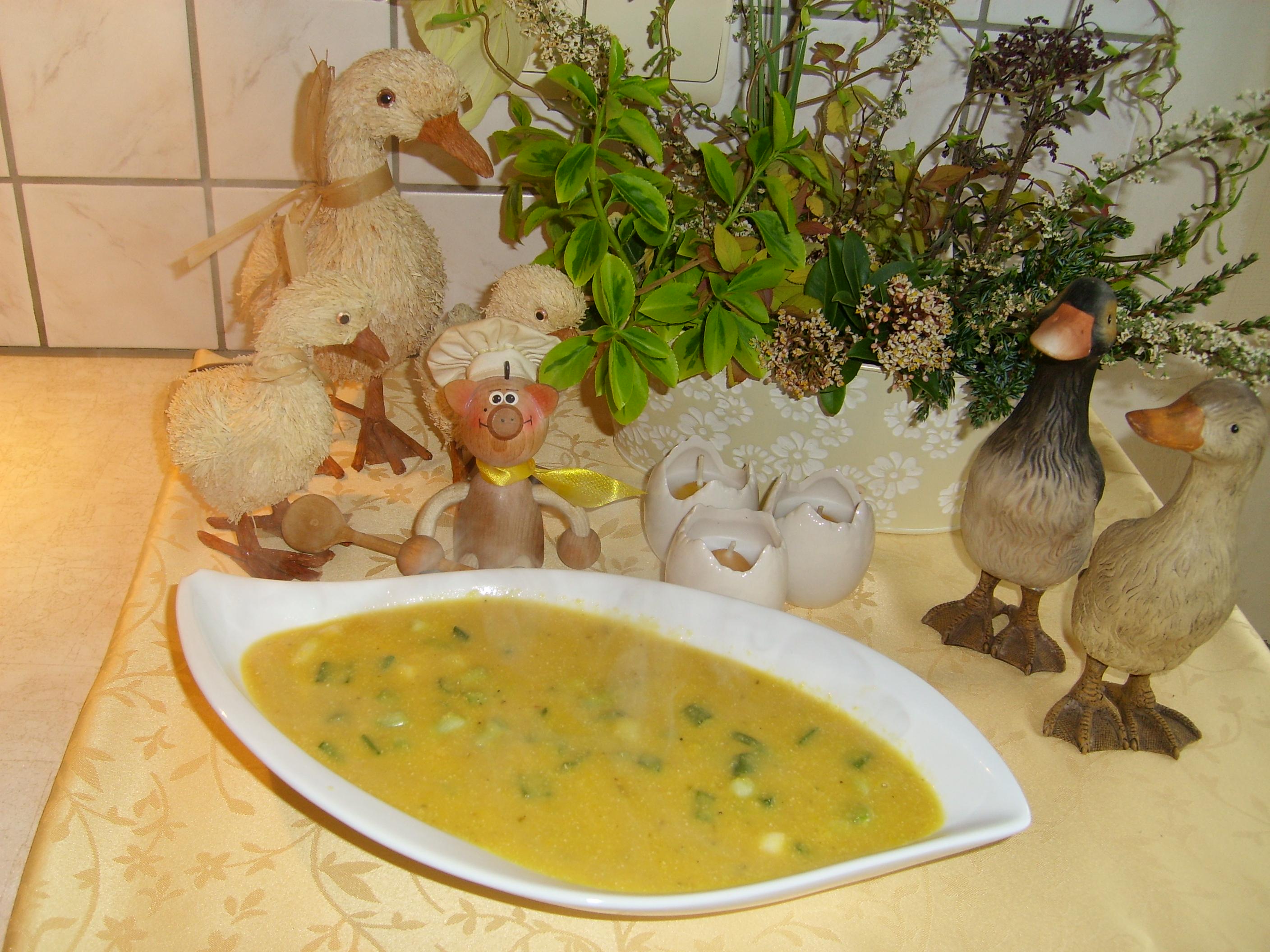 Sausje: paprika met lenteui