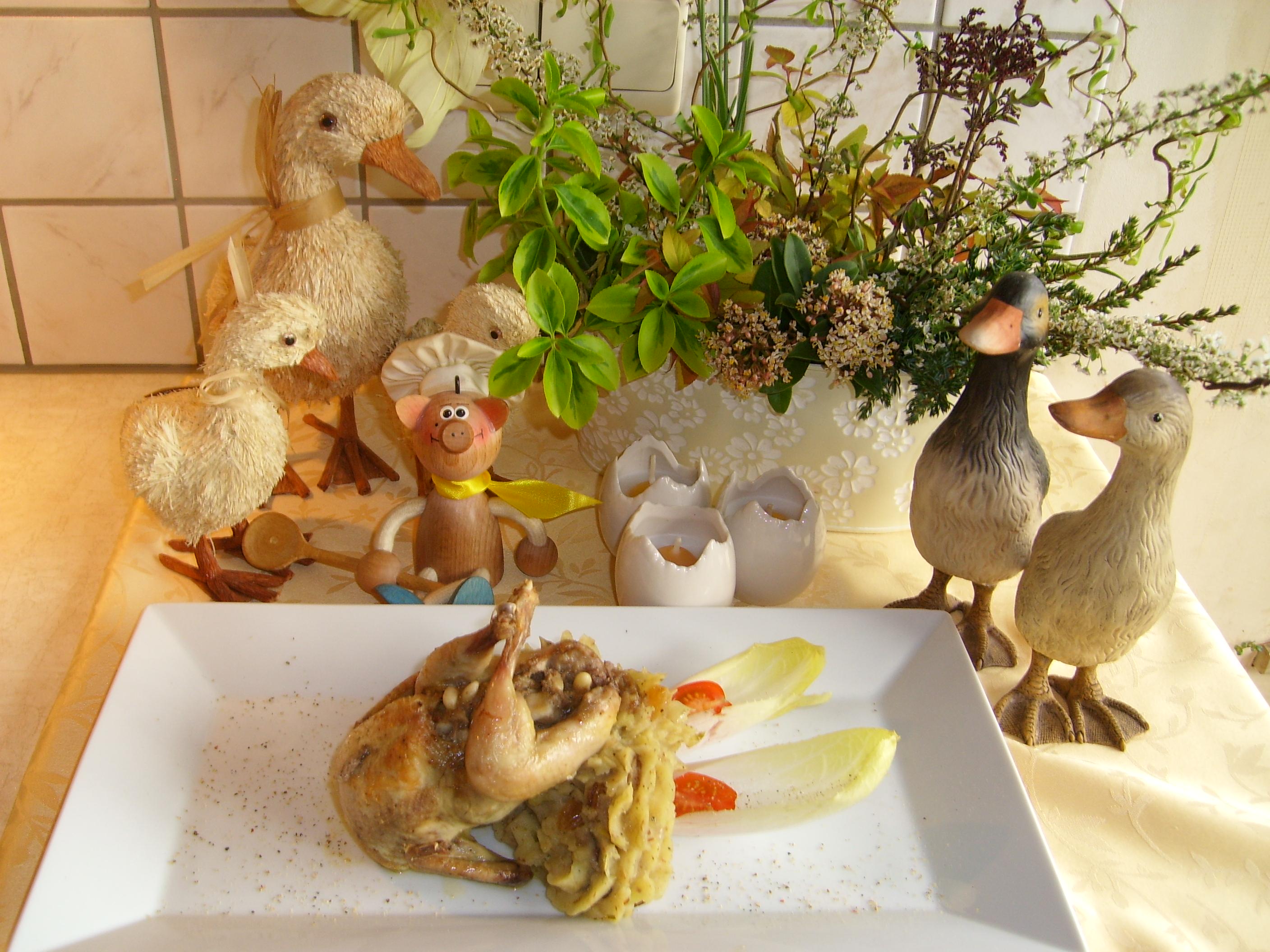 Aardappelpuree voor bij gevogelte