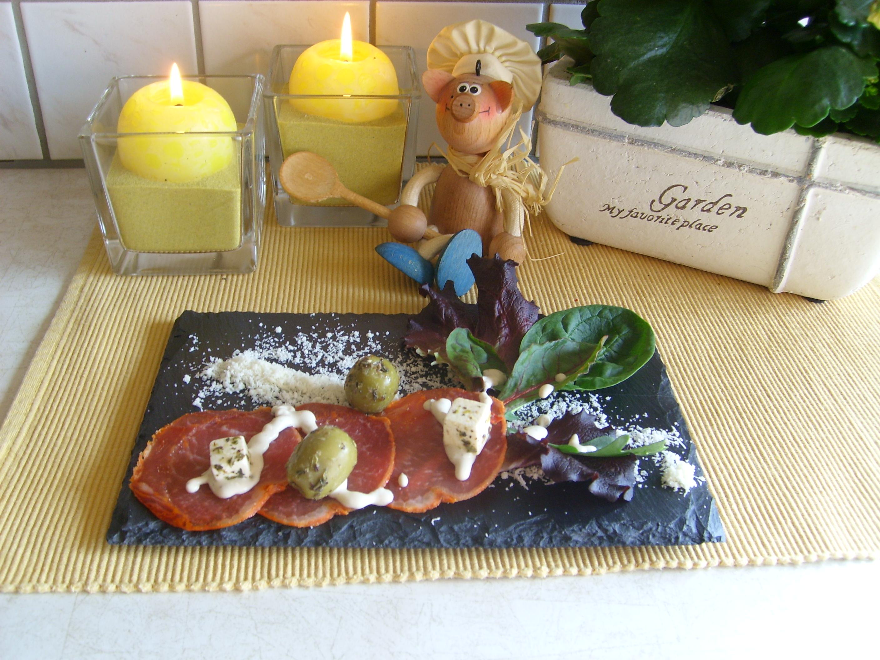 Hapje : Lomo Iberico cebo met zijn garnituren