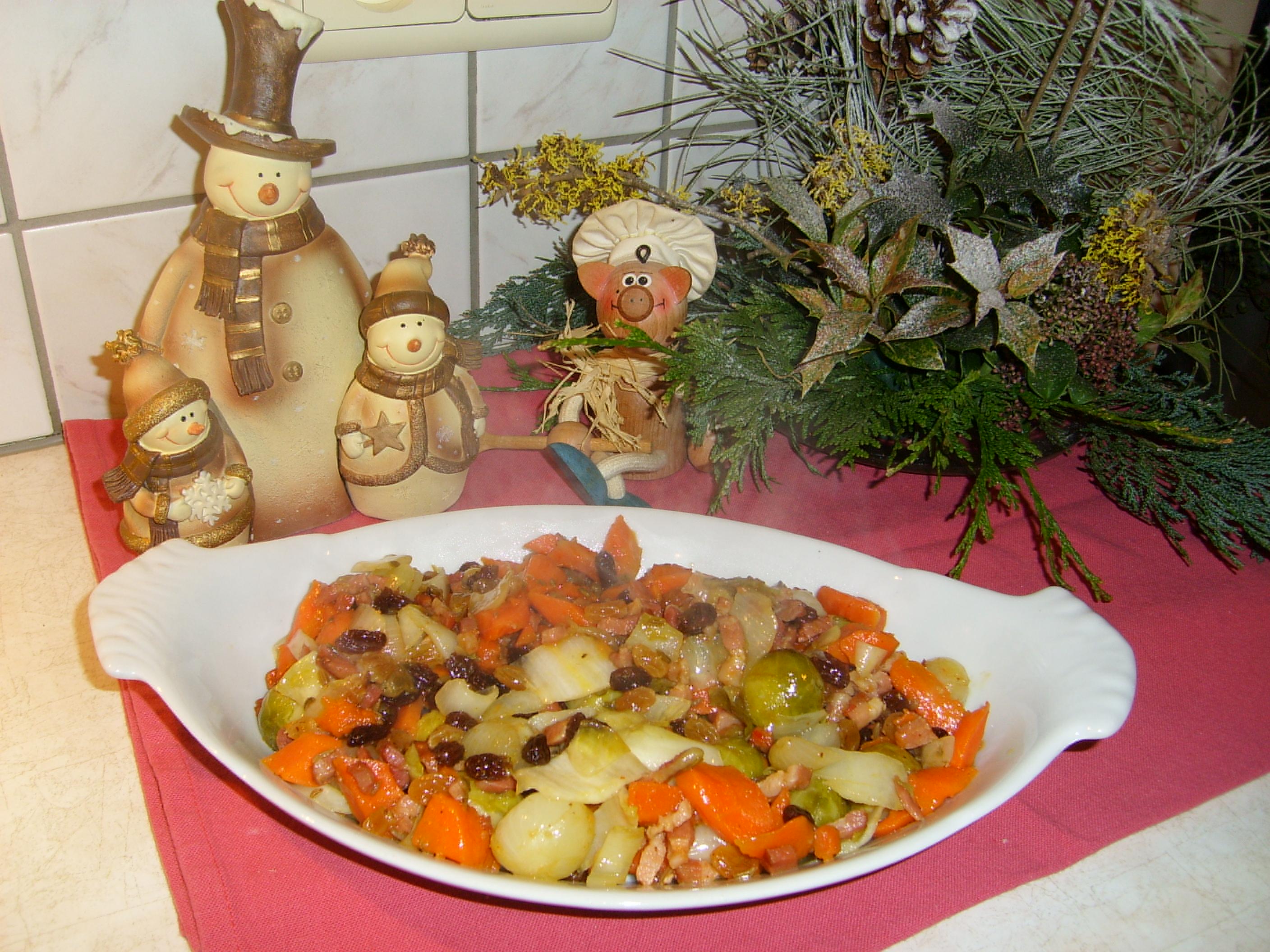 Warme groenten schotel