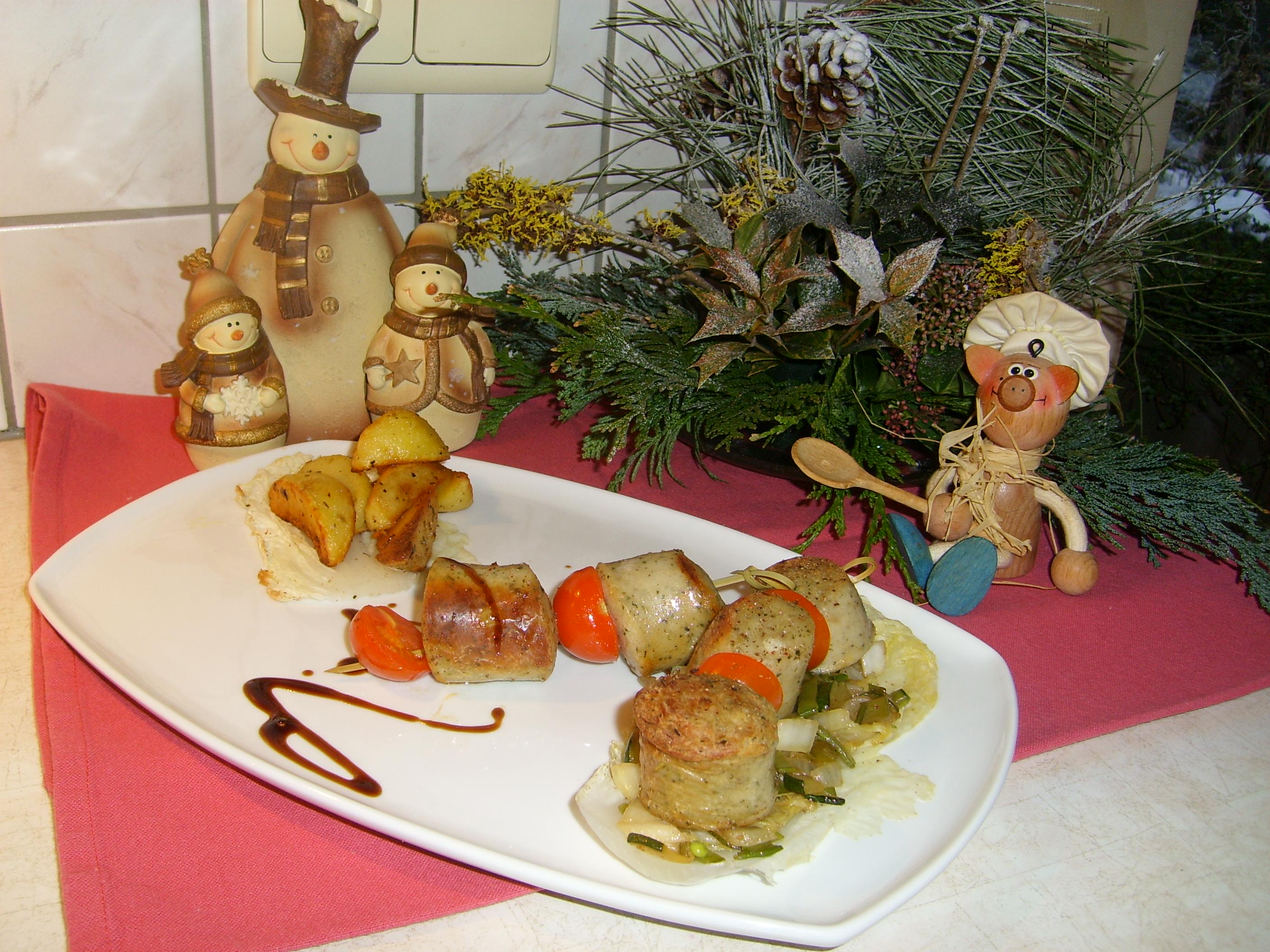 Witte pens op een stokje met spitskool