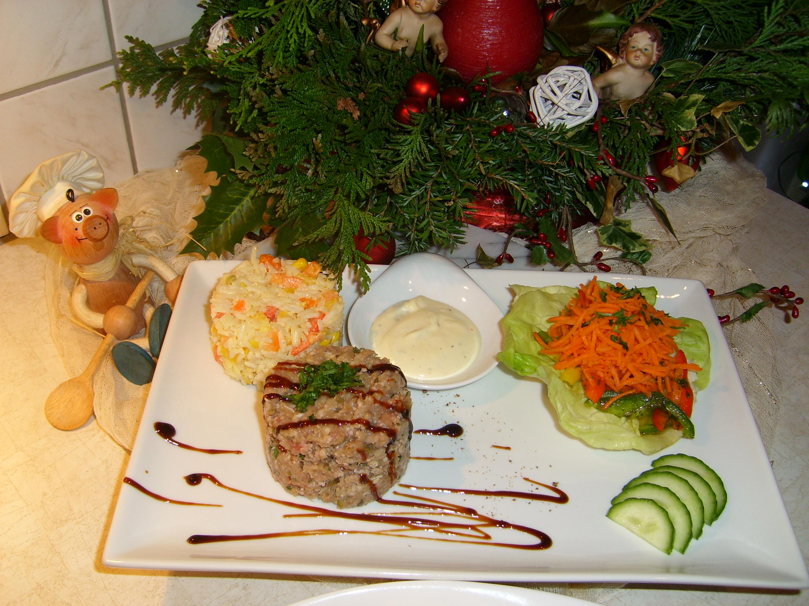 Belleke's hoofdschotel steak tartaar