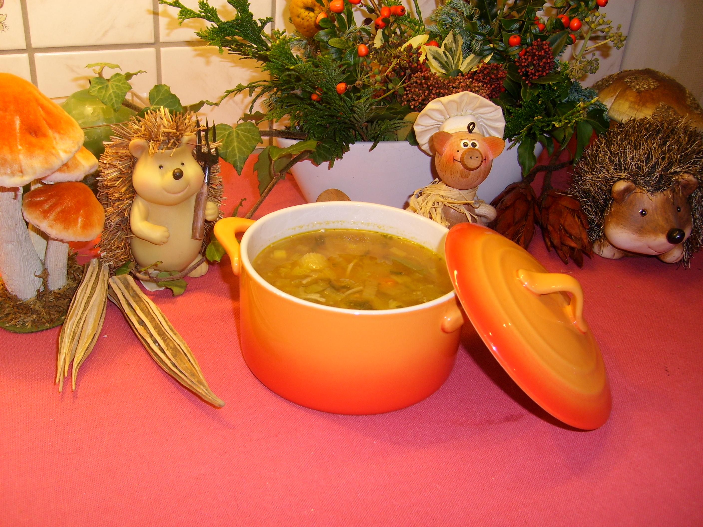 Soep : groentebouillon