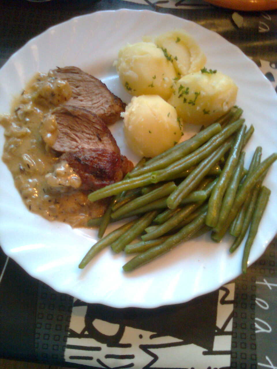 Varkenshaas met Armagnacsaus