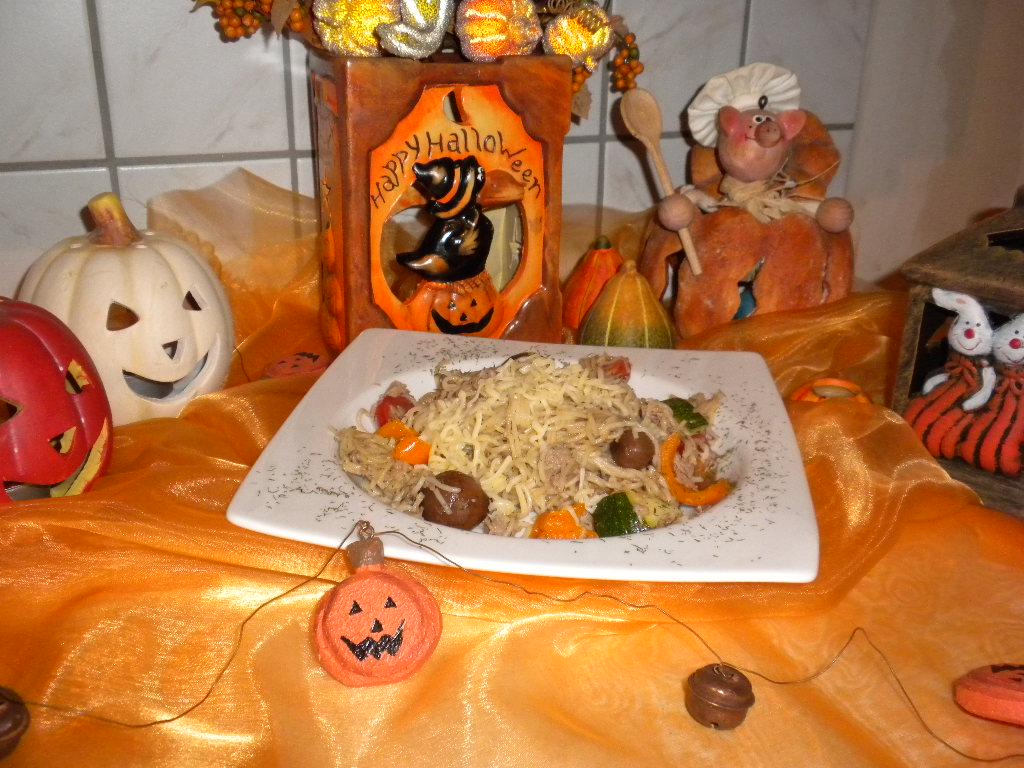Halloweengerecht met mie