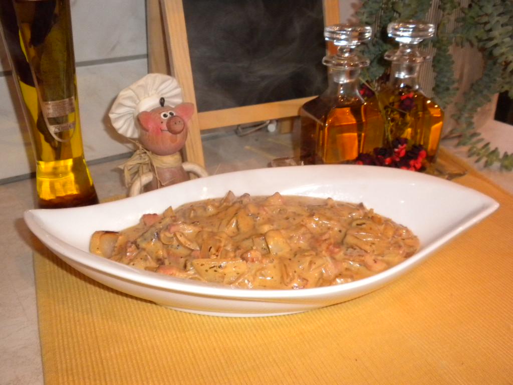 Saus voor de lekkerbek met spek