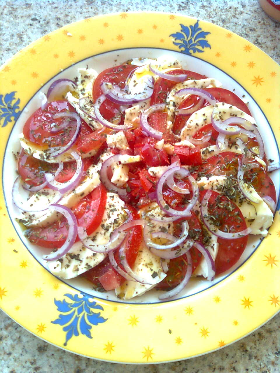 Tomatensalade met mozzarella