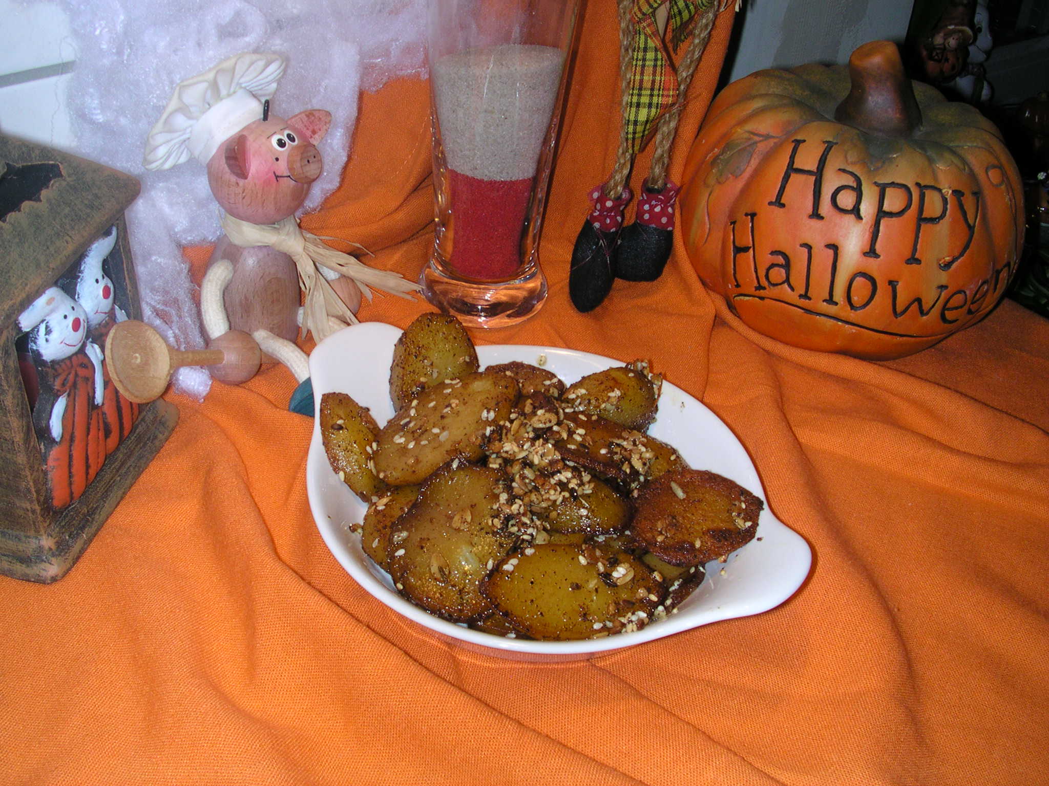 Aardappelen met graankorrels