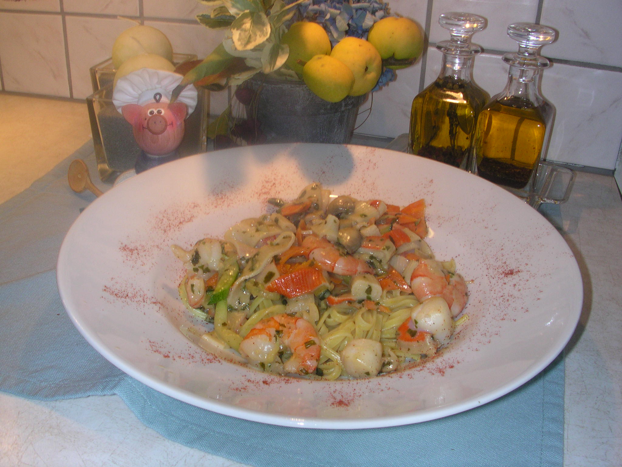 Seafood pasta