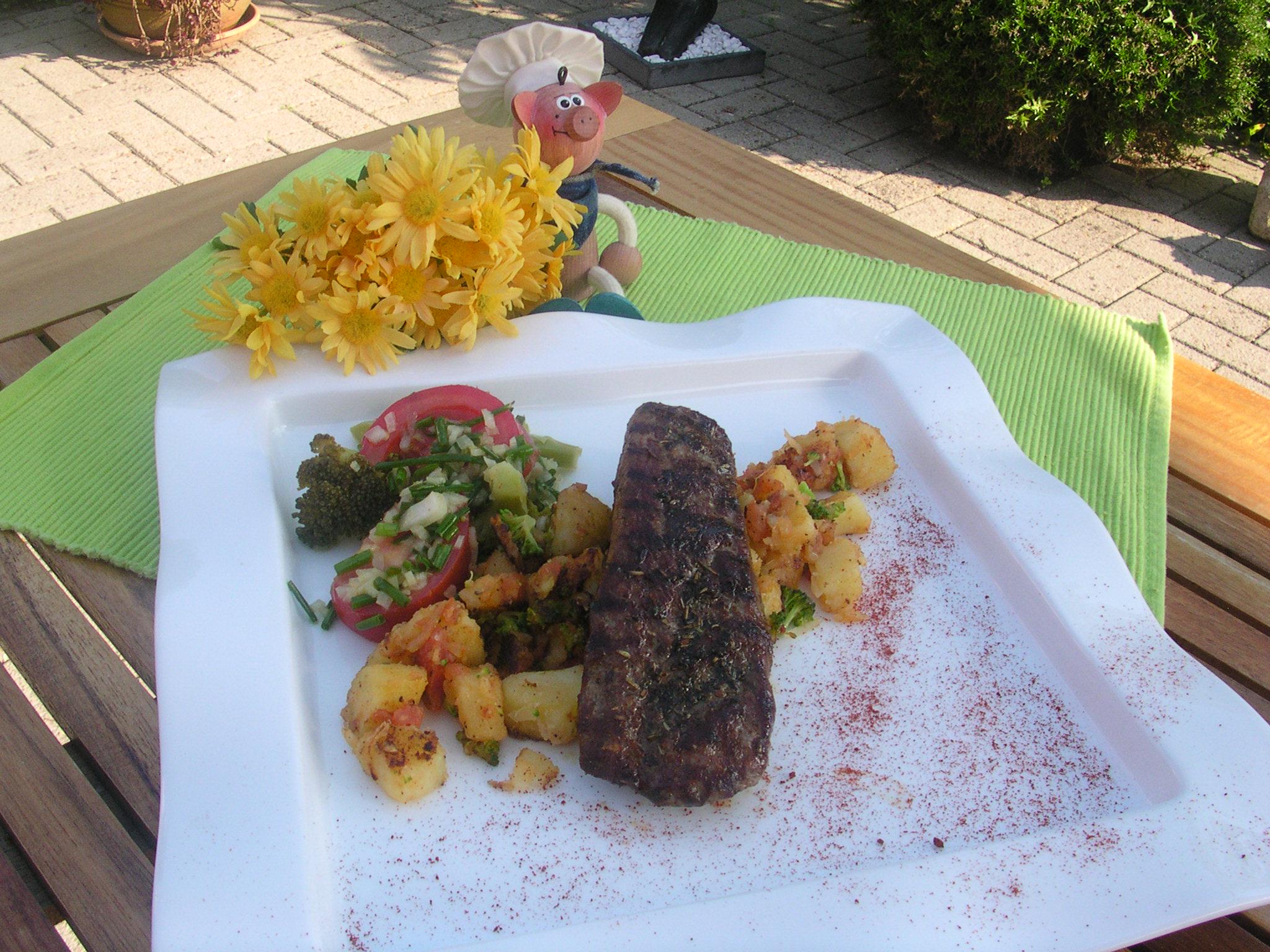 Gegrilde lamsfilet met provencaalse kruiden