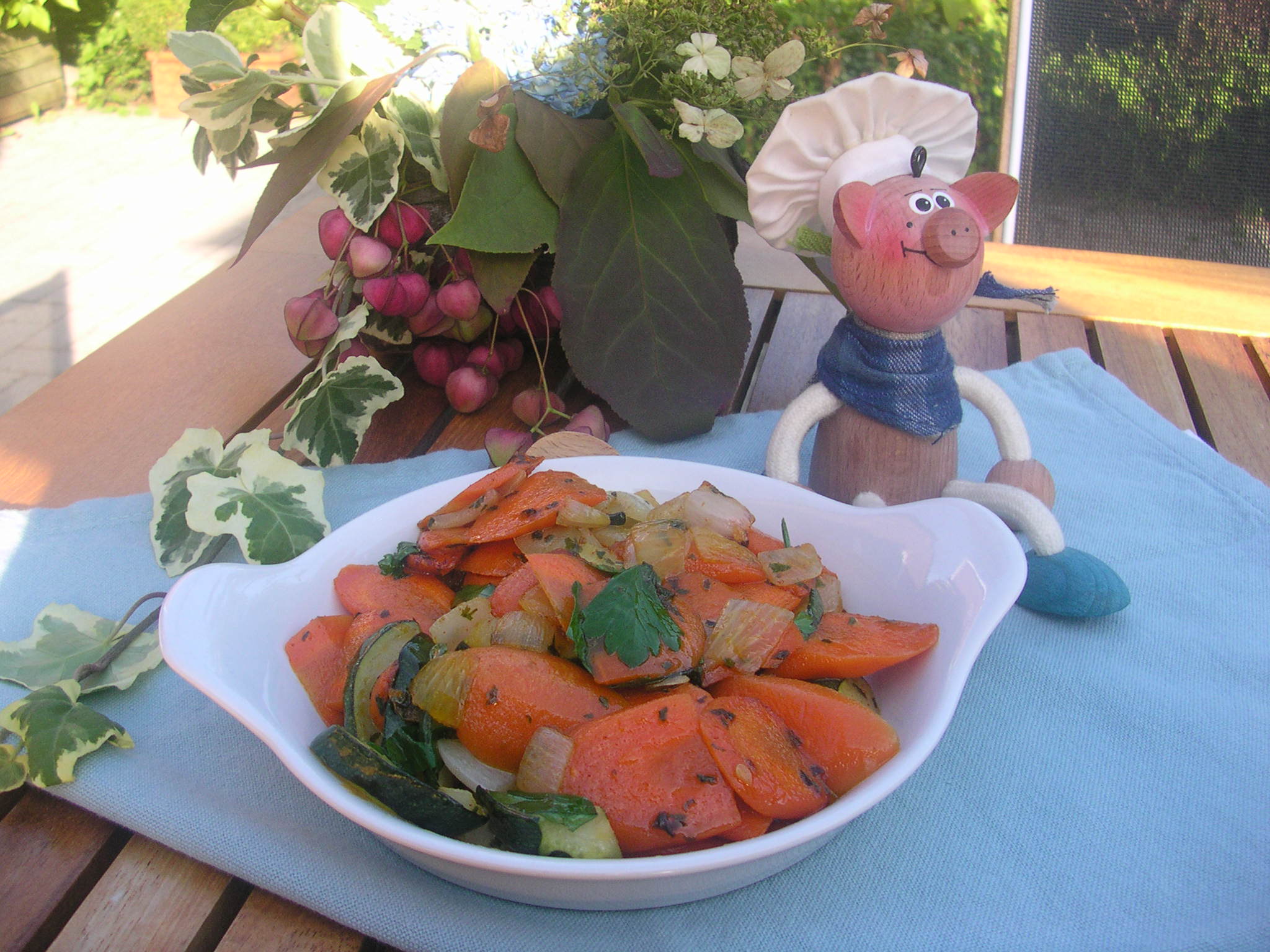 Groenten bordje voor 1pers