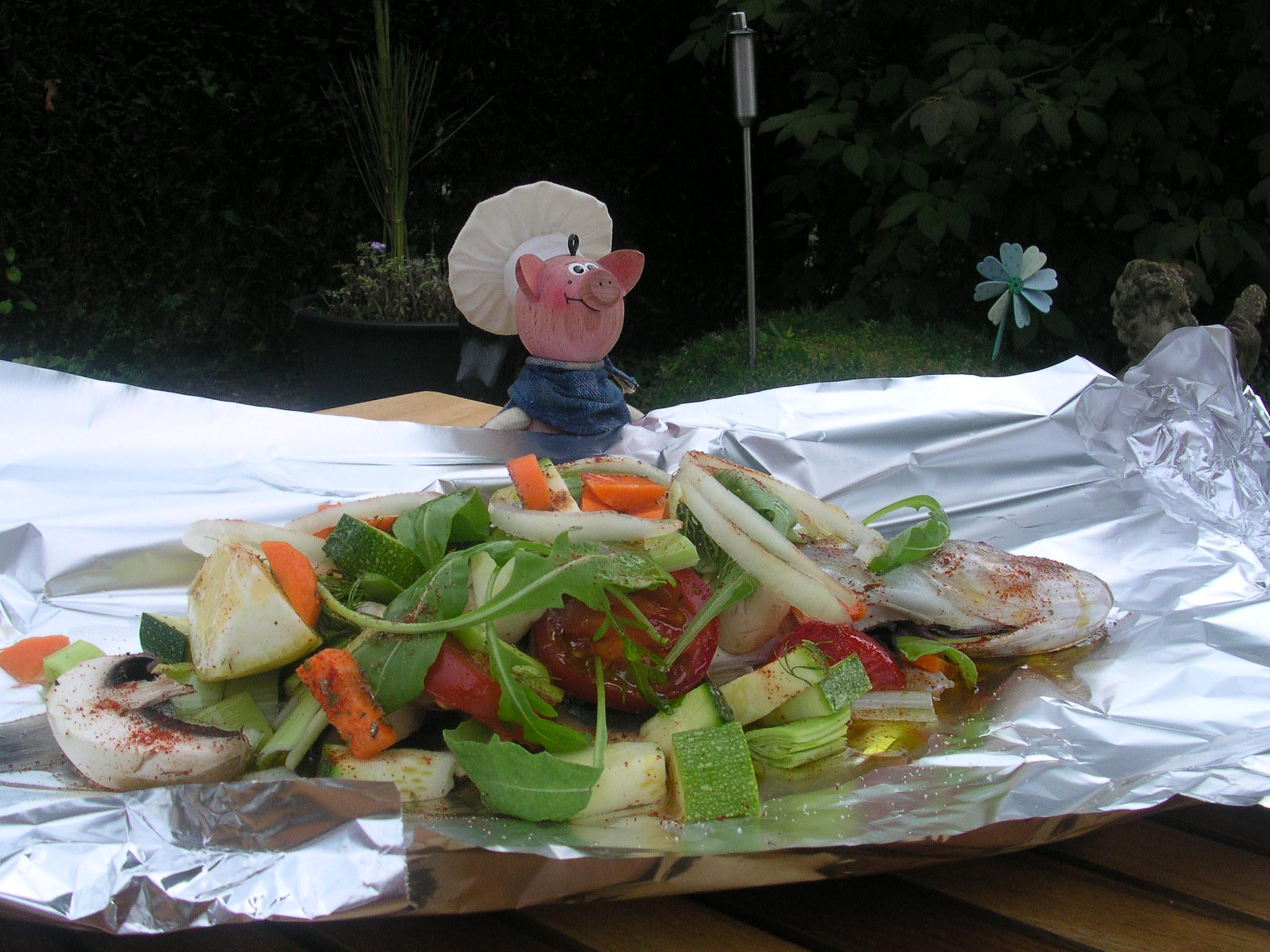 Papilotte van makreel