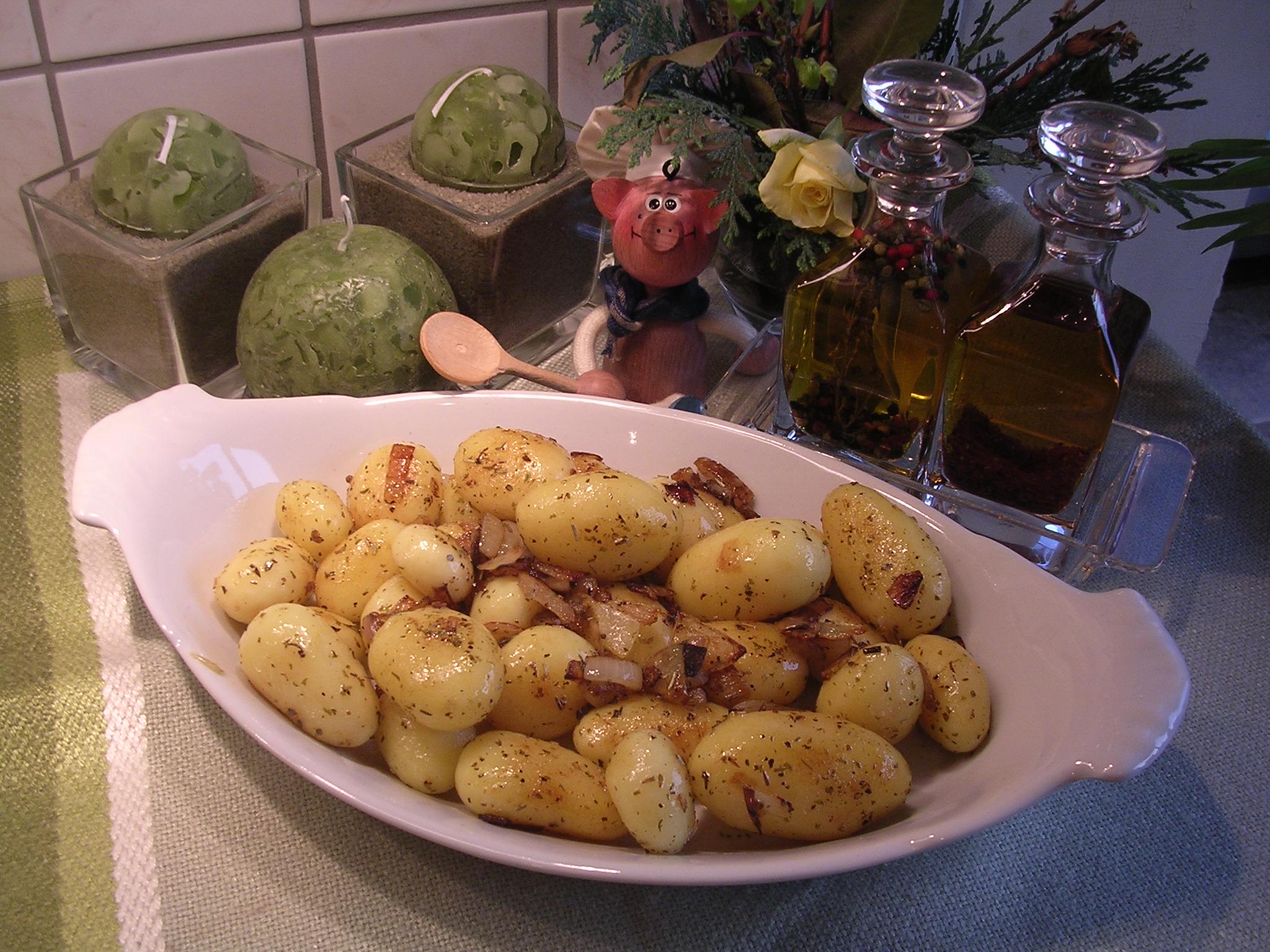 Aardappelen : krieltjes met méditerrané kruiden en...