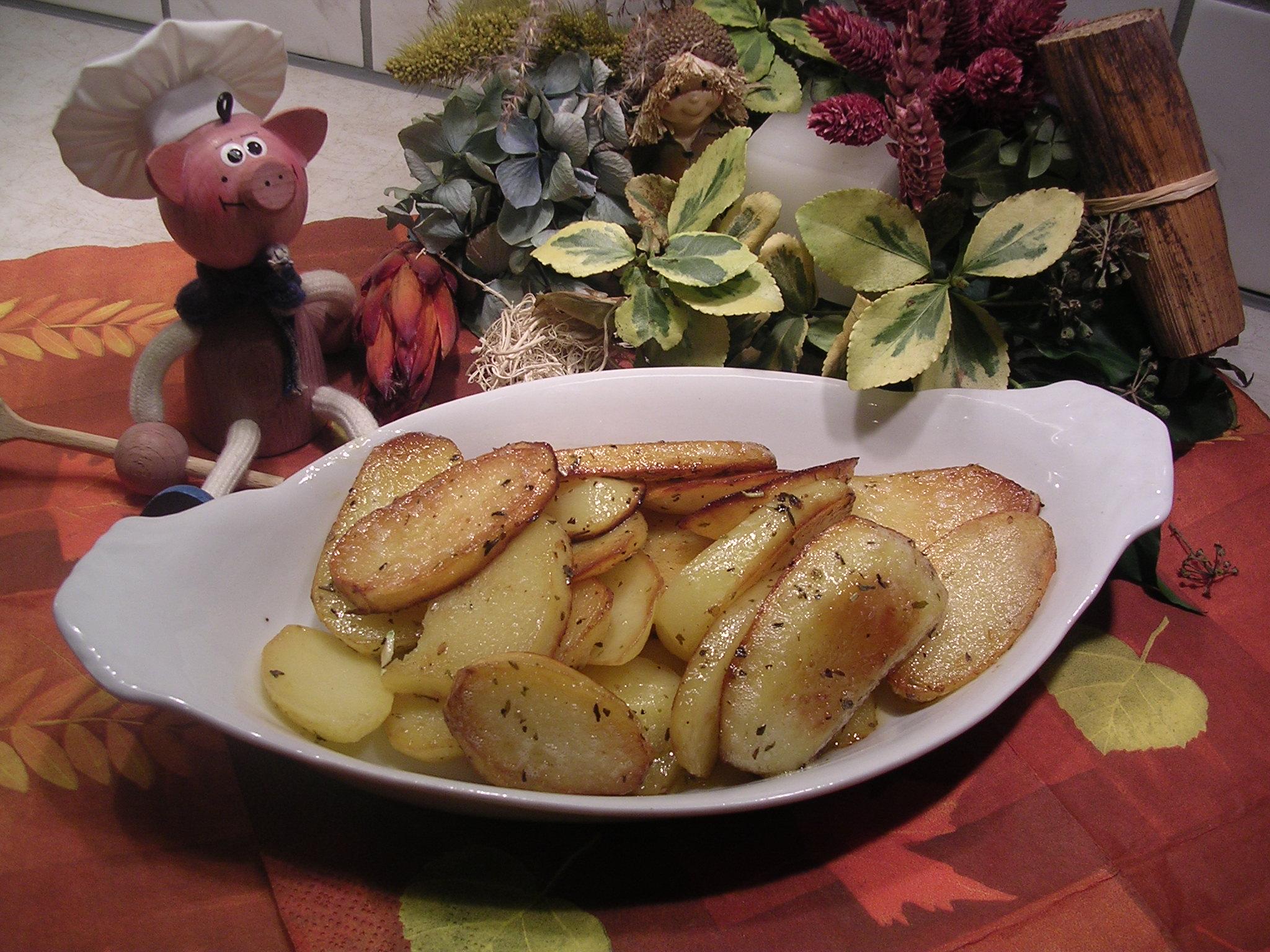 Aardappelen met witte wijn