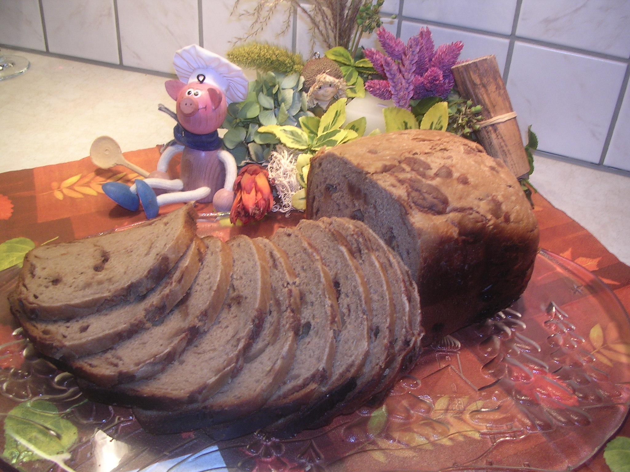 Chiabatta brood met chocolade
