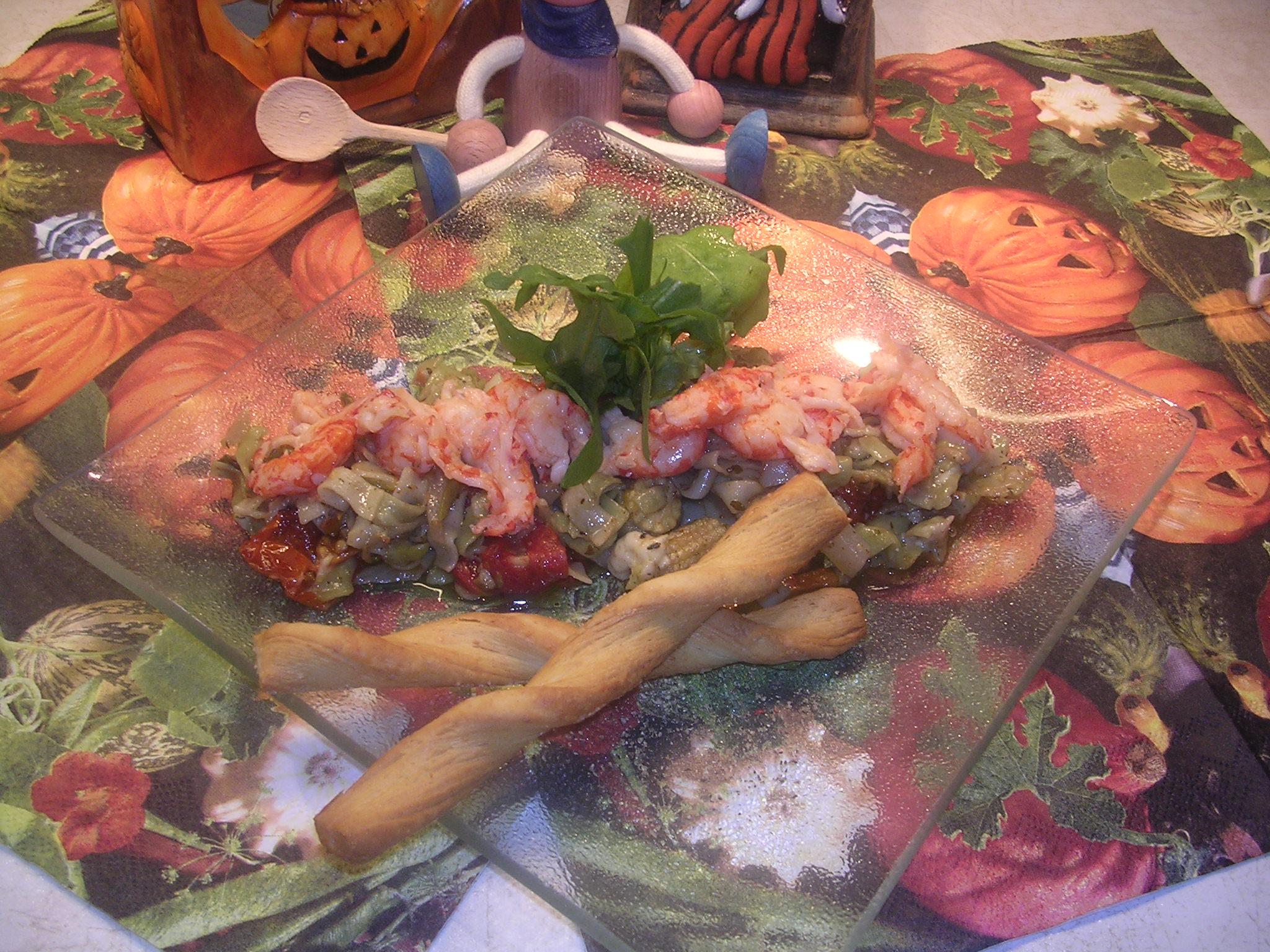 Pasta met overschotjes