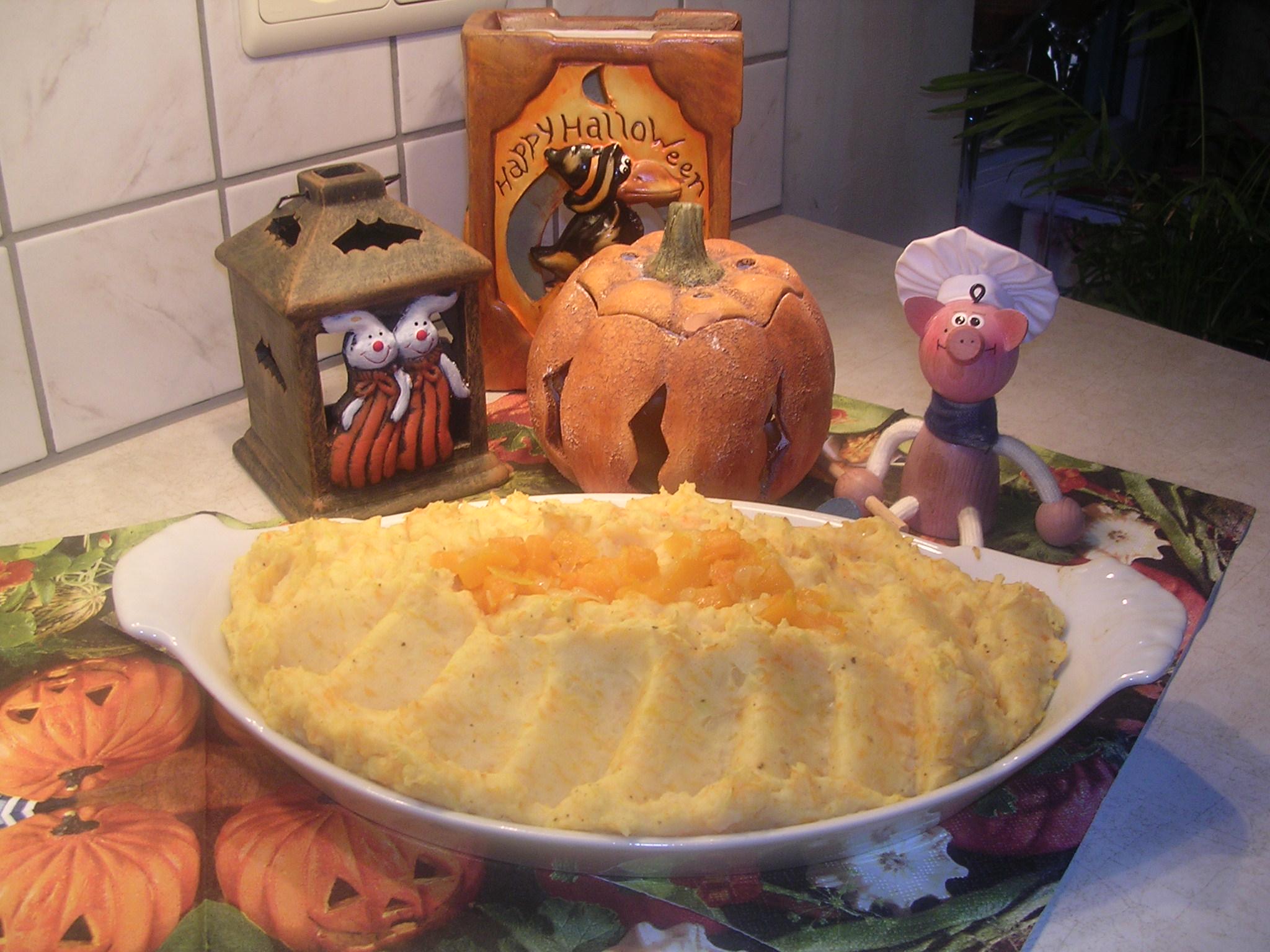 Aardappelen : Halloween puree