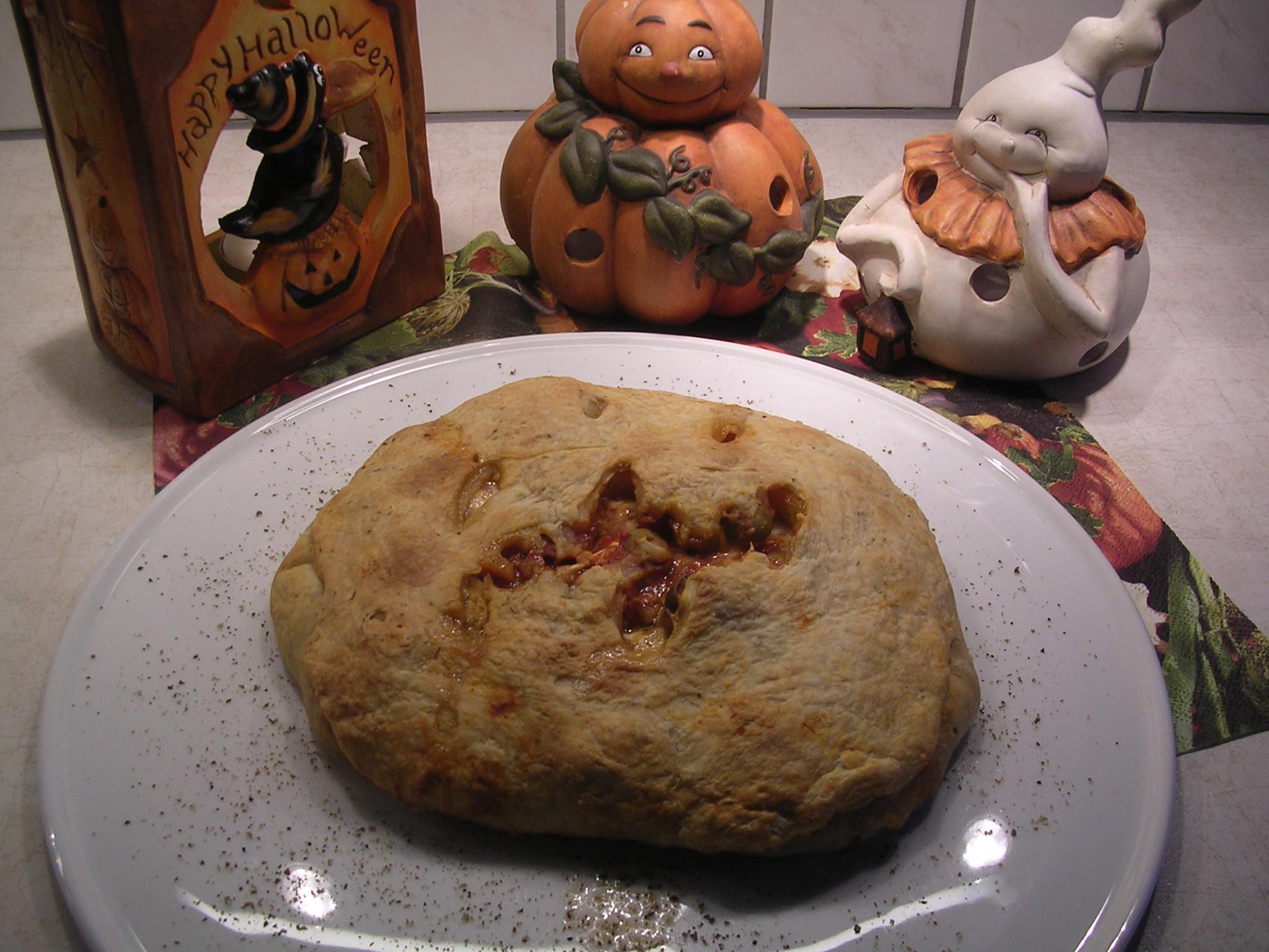 Pizza met deksel ...