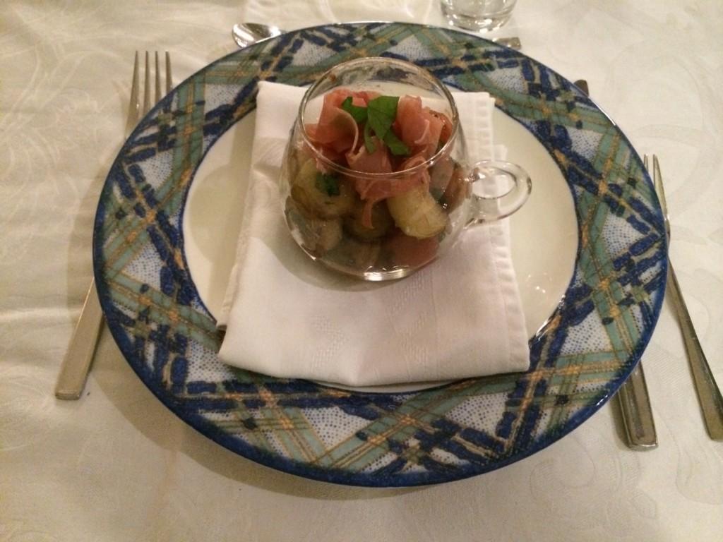 Meloen-tomatencocktail