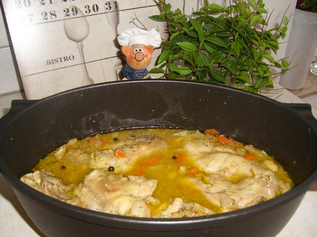 Konijn met kokosmelk