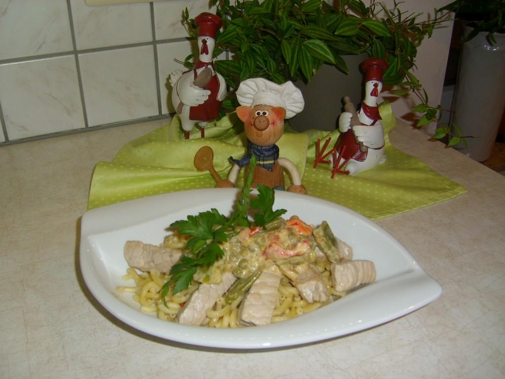 Pasta gerecht pittig gekruid