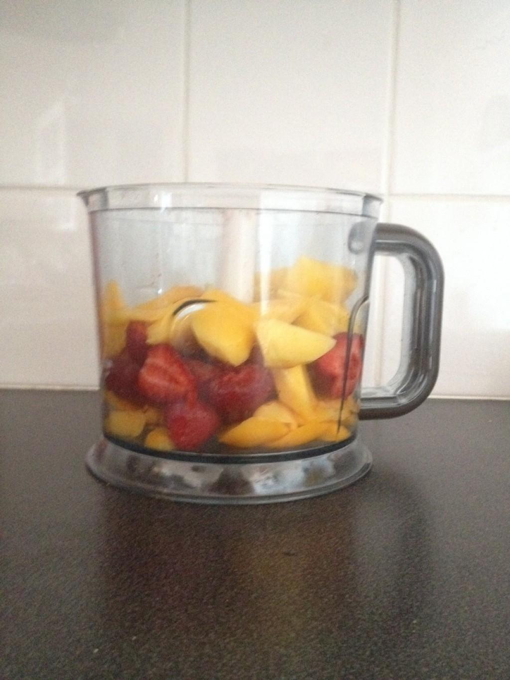 Aardbeien fruit smoothie