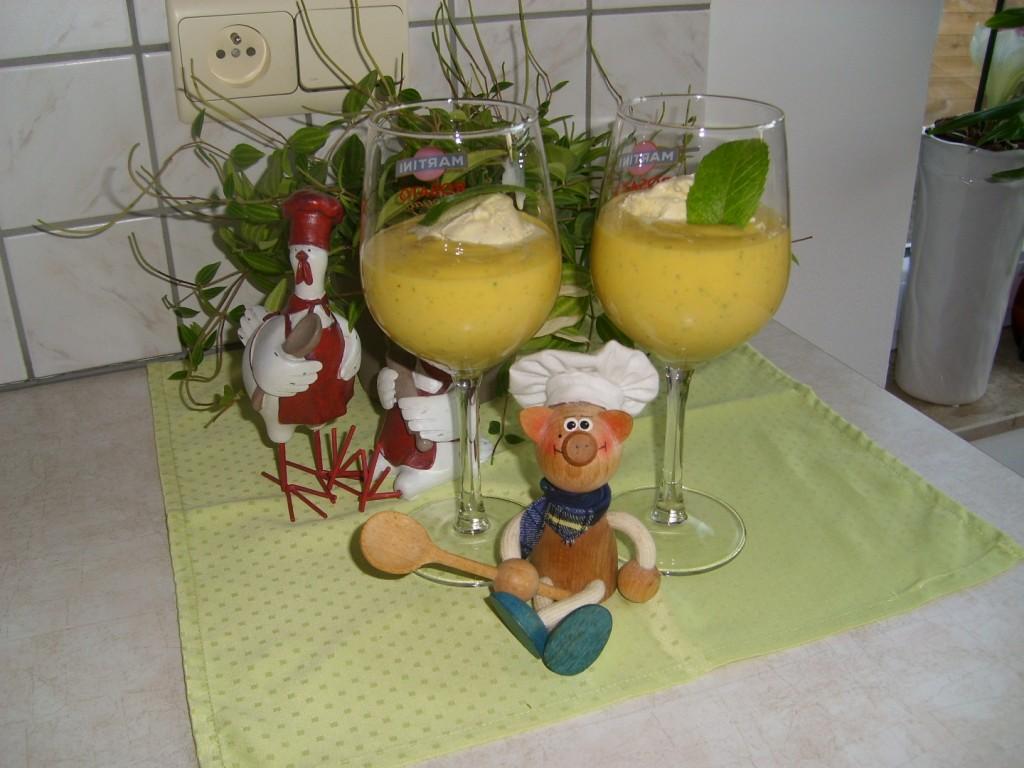 Dessert: surprise van mango