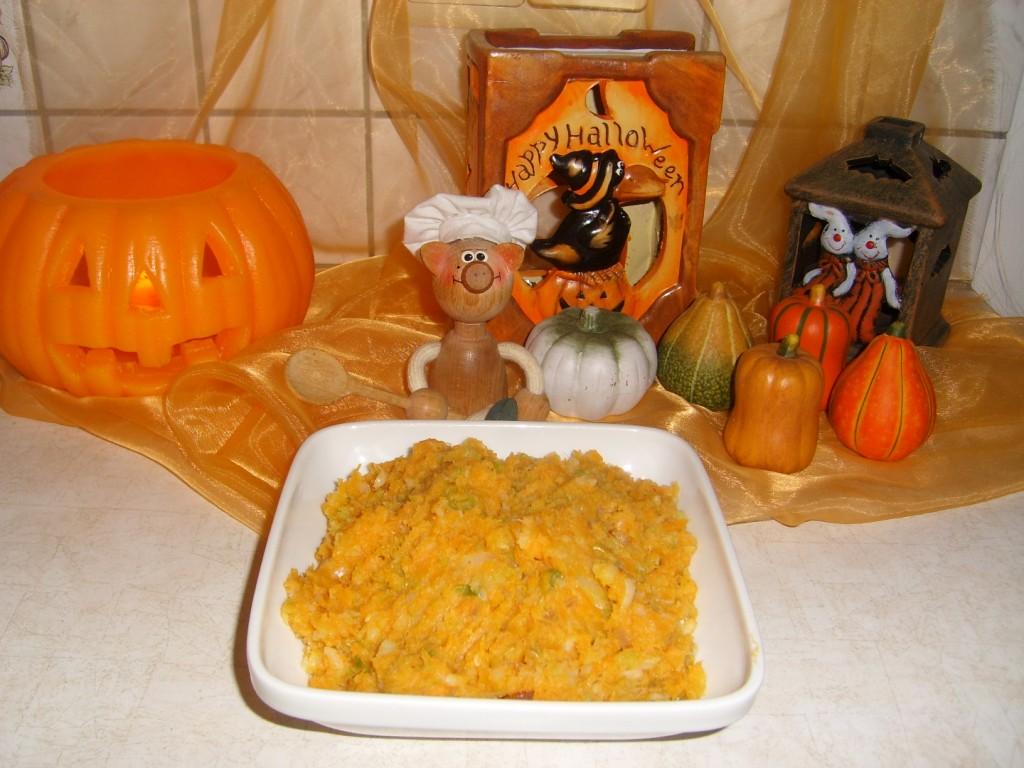 Aardappelpuree met spruiten