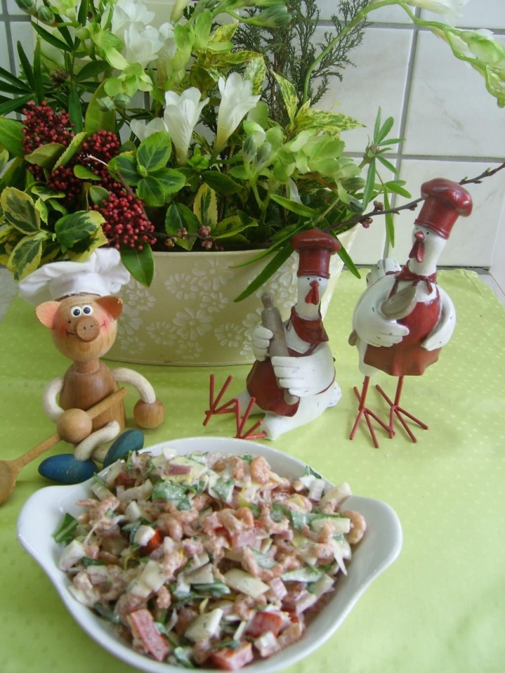 Salade: grijs ganalen met een vleugje Hooglandse Zandkruuers bitter