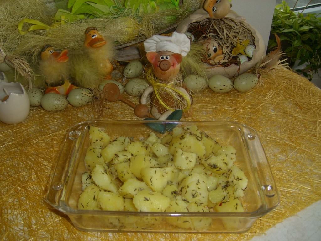 Aardappelen puur natuur met tijm