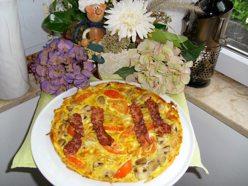 Omeletje in vuur en vlam