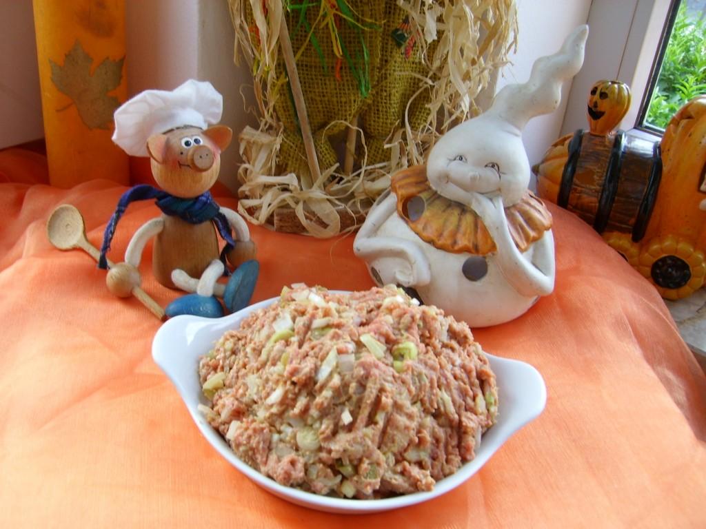 Vlees: bereid rundvlees heerlijk op een pistolet of stokbrood